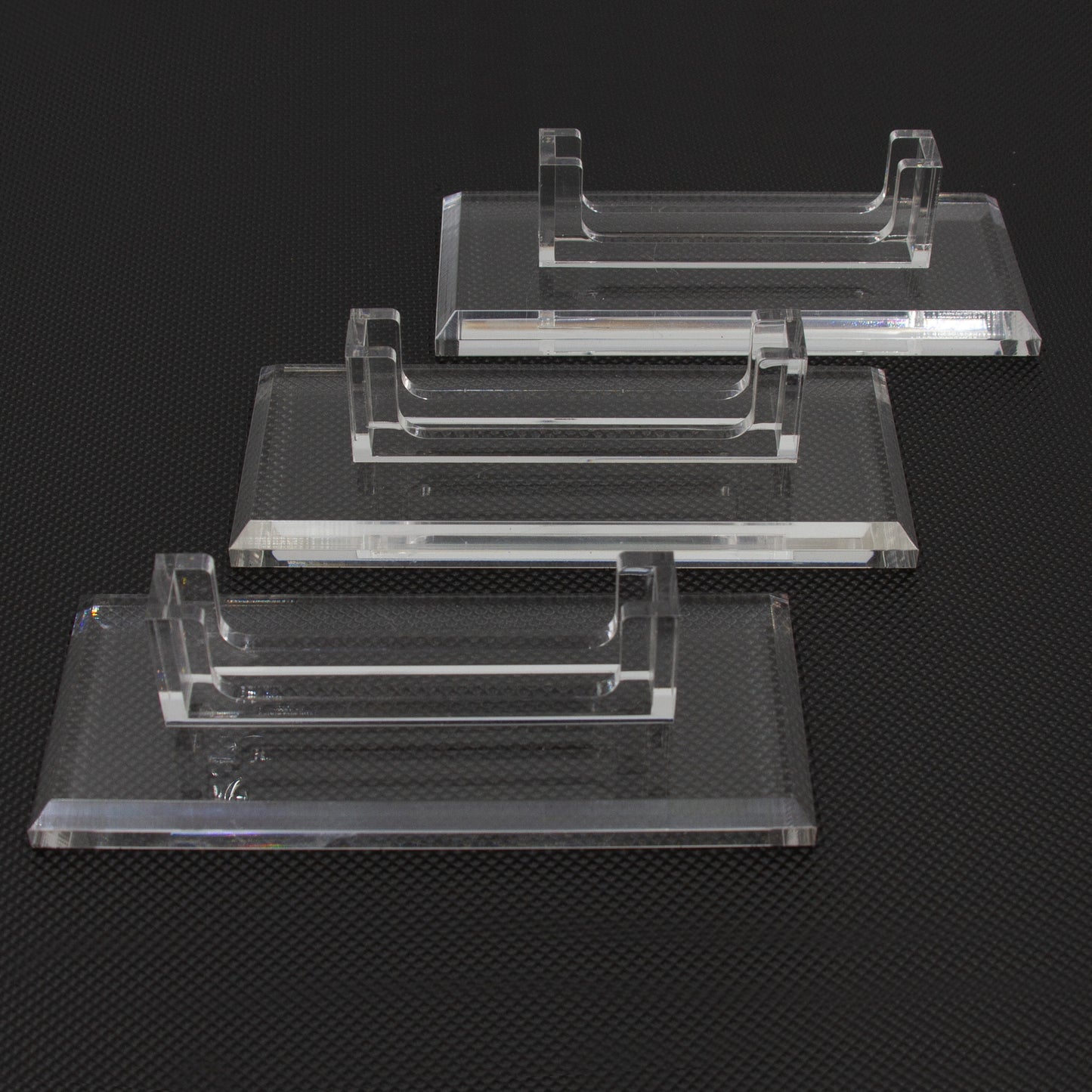 Professional Graded Card Display Compatible With PSA BGS SGC CGC Graded Cards, Three Pack of Premium Graded Card Holder Stands With Base