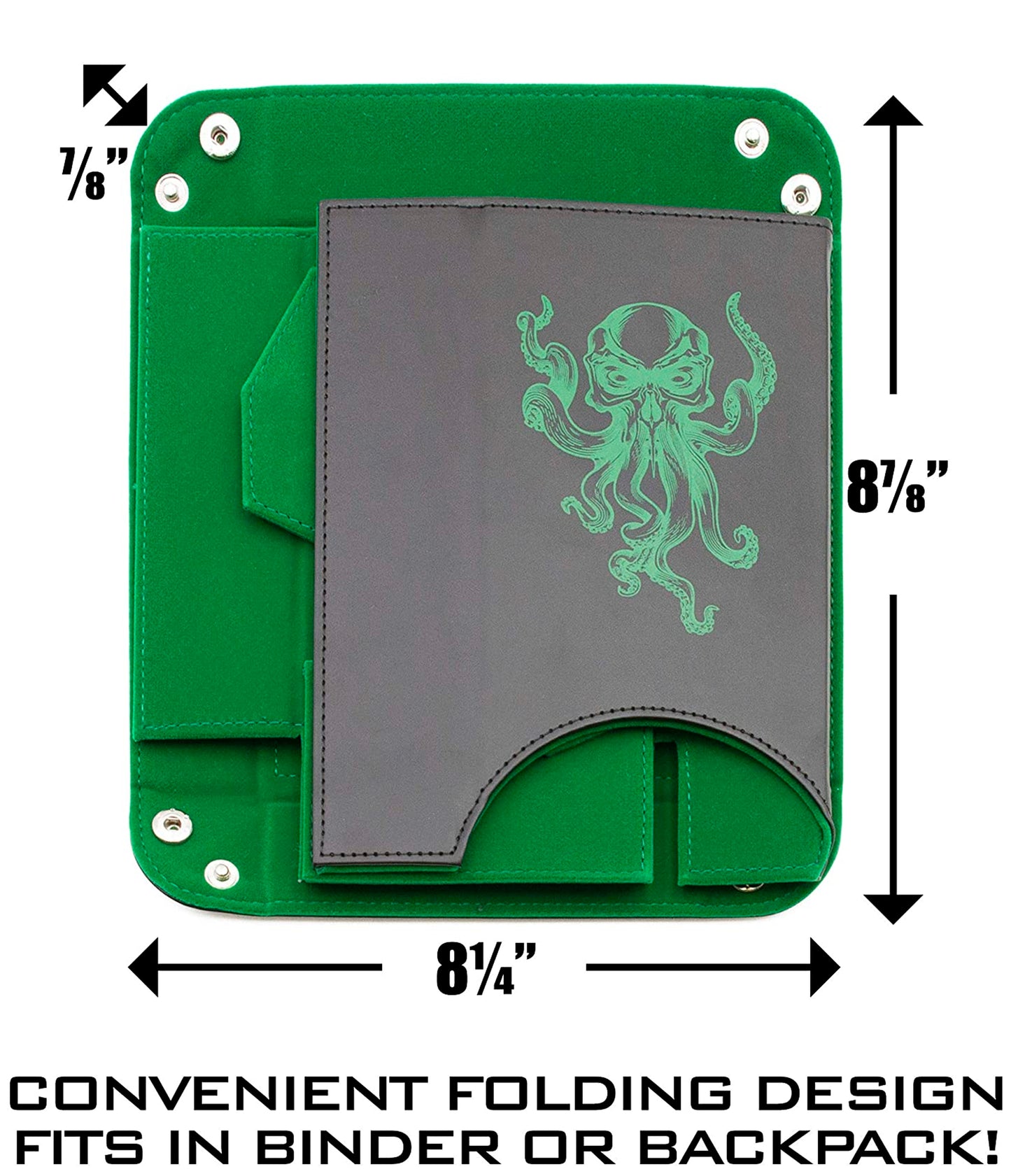 Portable Dice Tower and Tray with Non-Scratch Felt Interior - Folding 8" Auto Dice Roller Dice Tower for Fair and Random Dice Rolling