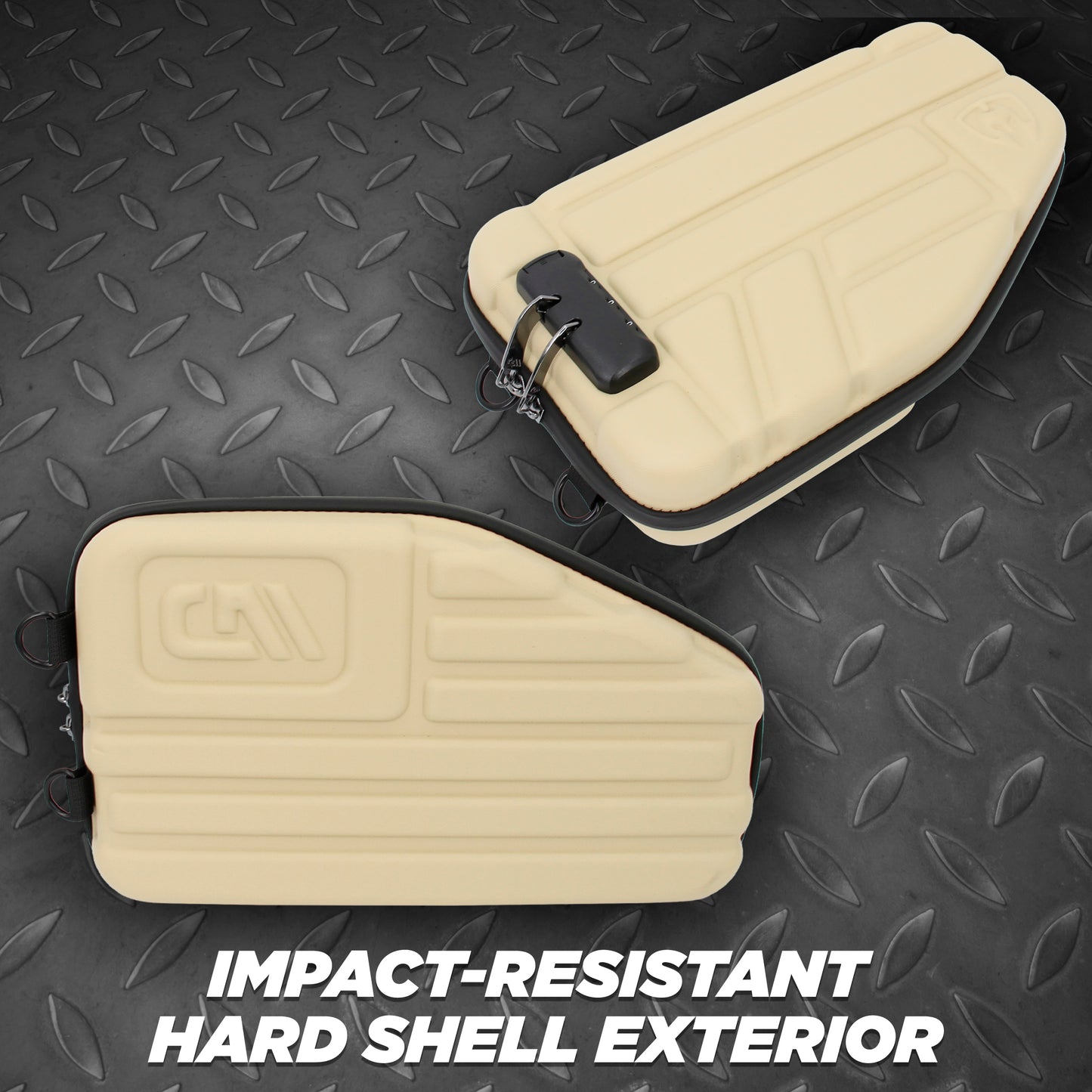 Locking Pistol Case Fits Small to Large 9mm Pistols with Room For Extra Clips and Attachments - Premium Handgun Case with Lock Zippers