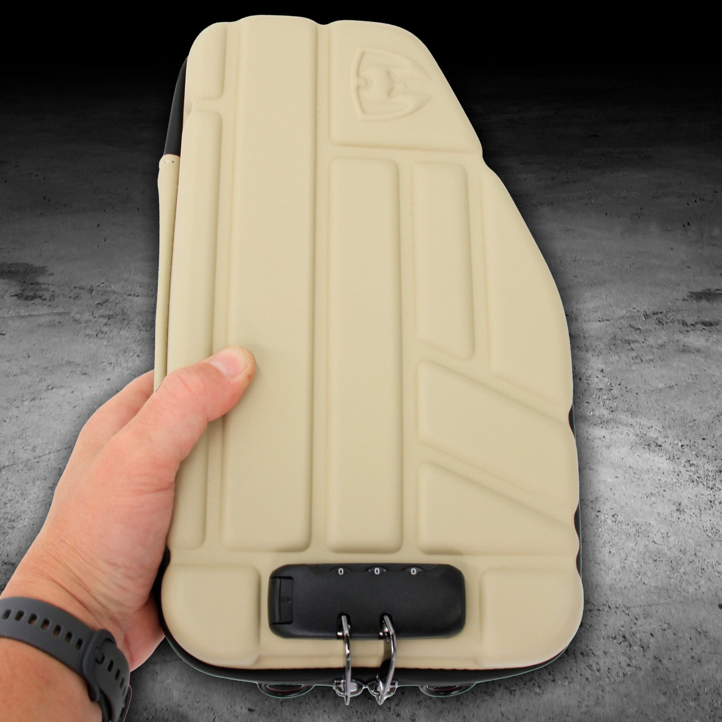 Locking Pistol Case Fits Small to Large 9mm Pistols with Room For Extra Clips and Attachments - Premium Handgun Case with Lock Zippers