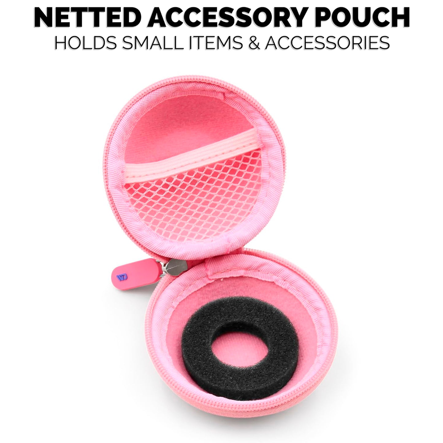 Compact Carry Case Compatible with Sphero Specdrum Music Rings and App Enabled Color Ring USB Charging Cable – Includes Case Only