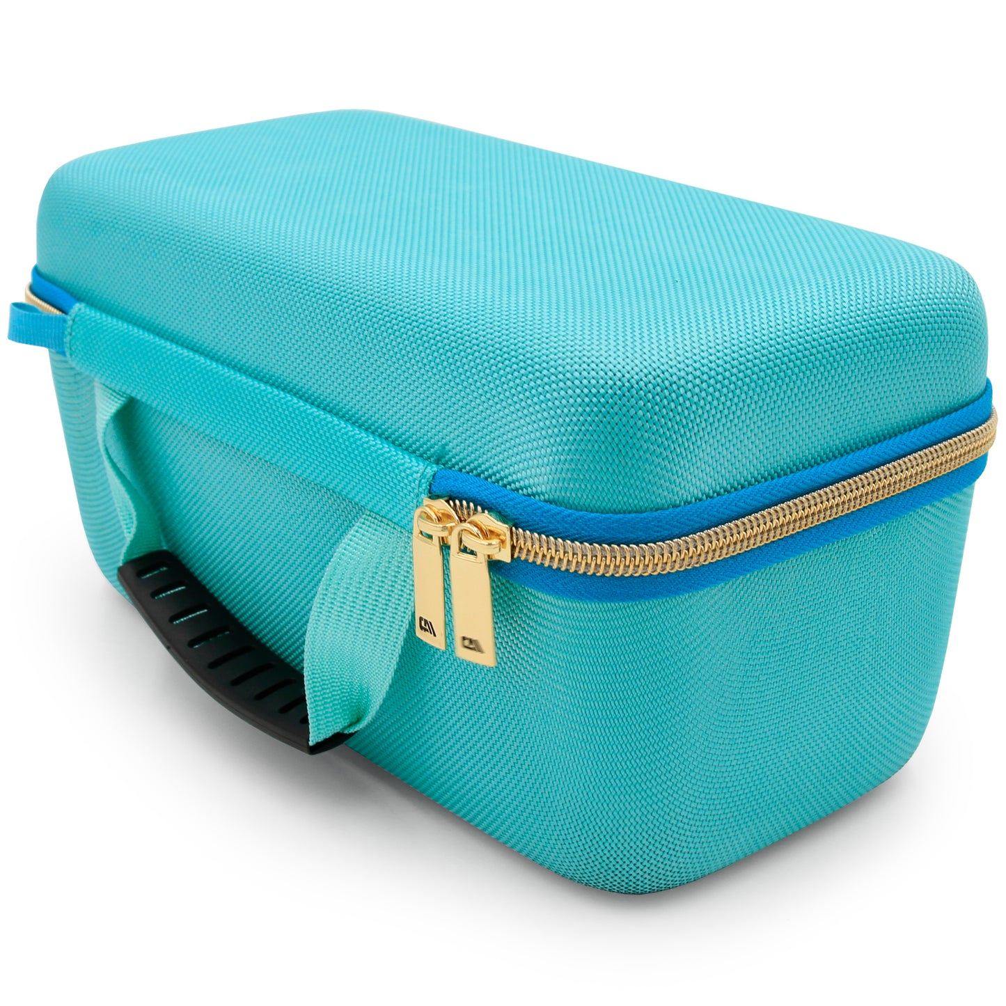 Studio Case Compatible with Shure SM7B Microphone, Rode PodMic and Other Large Podcast Mics with Accessories - Mic Bag Only, Turquoise