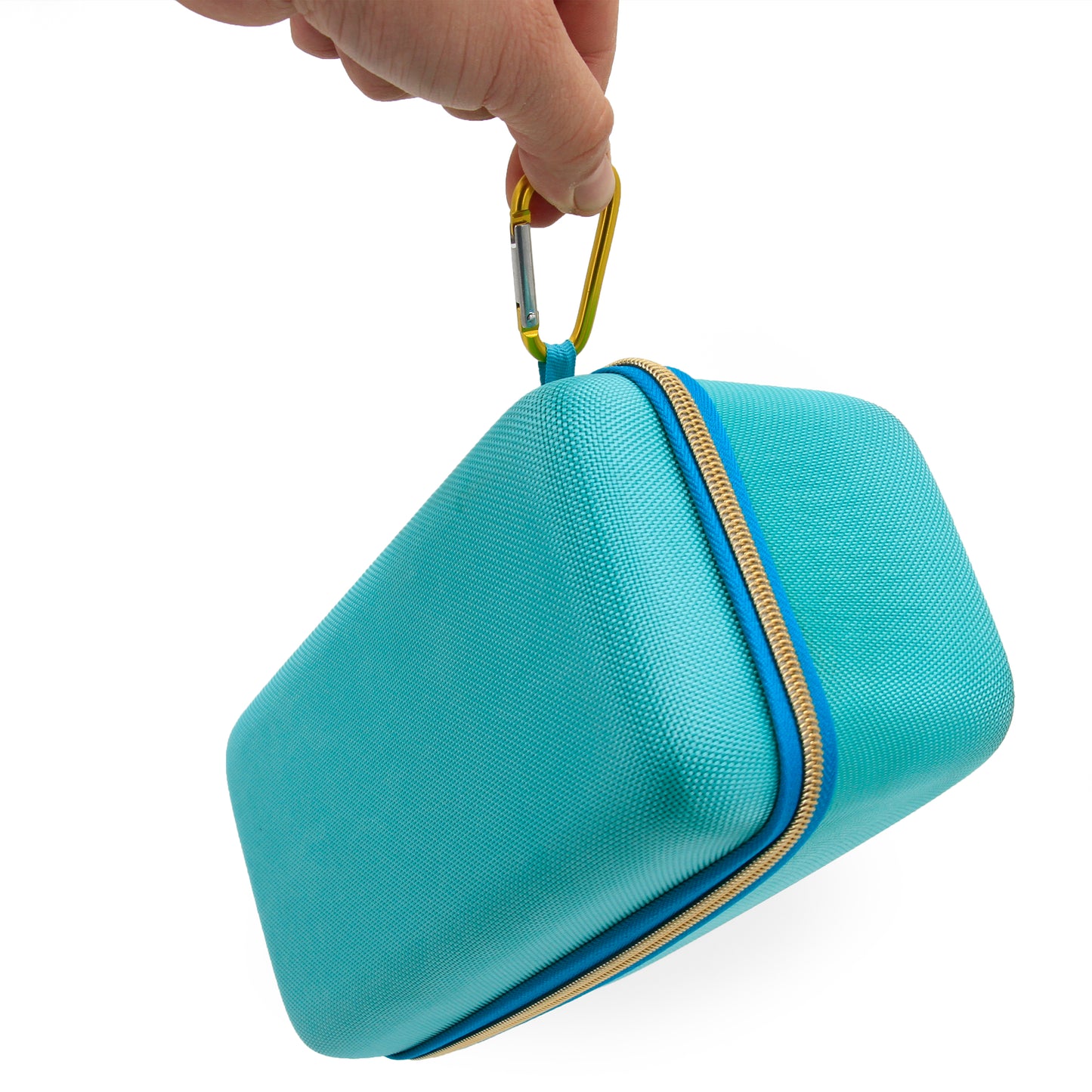 Studio Case Compatible with Shure SM7B Microphone, Rode PodMic and Other Large Podcast Mics with Accessories - Mic Bag Only, Turquoise