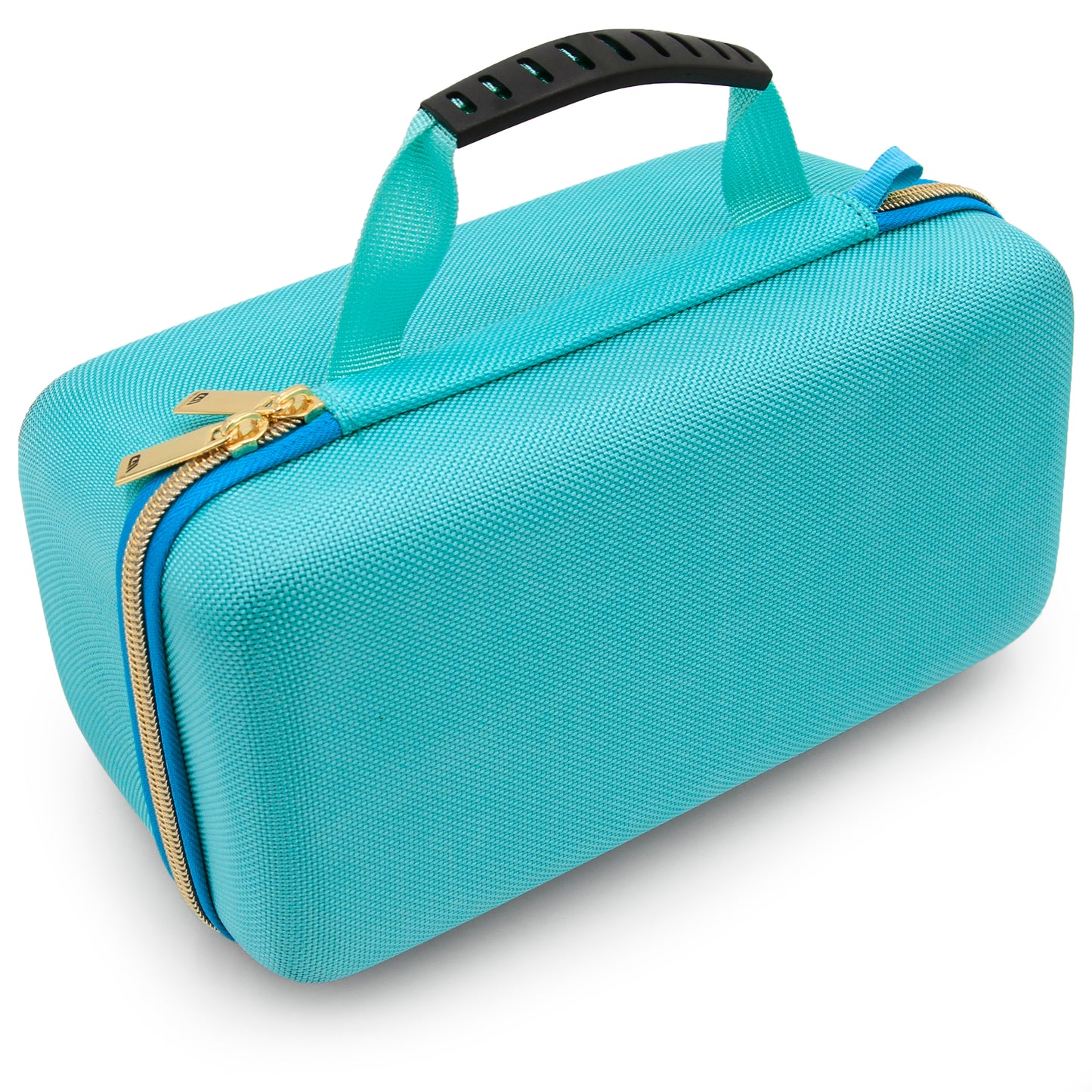 Studio Case Compatible with Shure SM7B Microphone, Rode PodMic and Other Large Podcast Mics with Accessories - Mic Bag Only, Turquoise