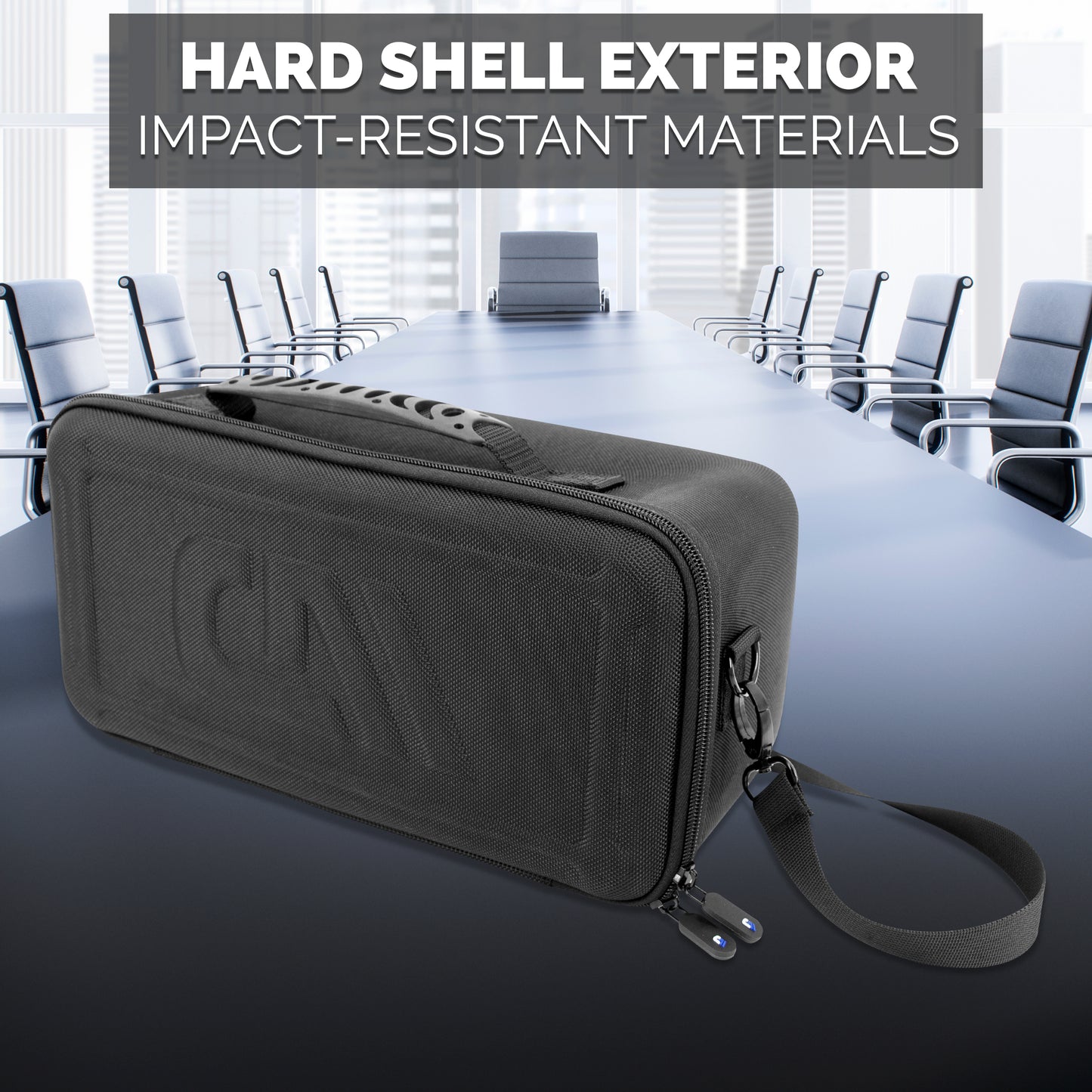 Carry Case Compatible with LG xboom Bounce by will.i.am Portable Bluetooth Speaker and Audio Accessories - Includes Carry Strap and Handle