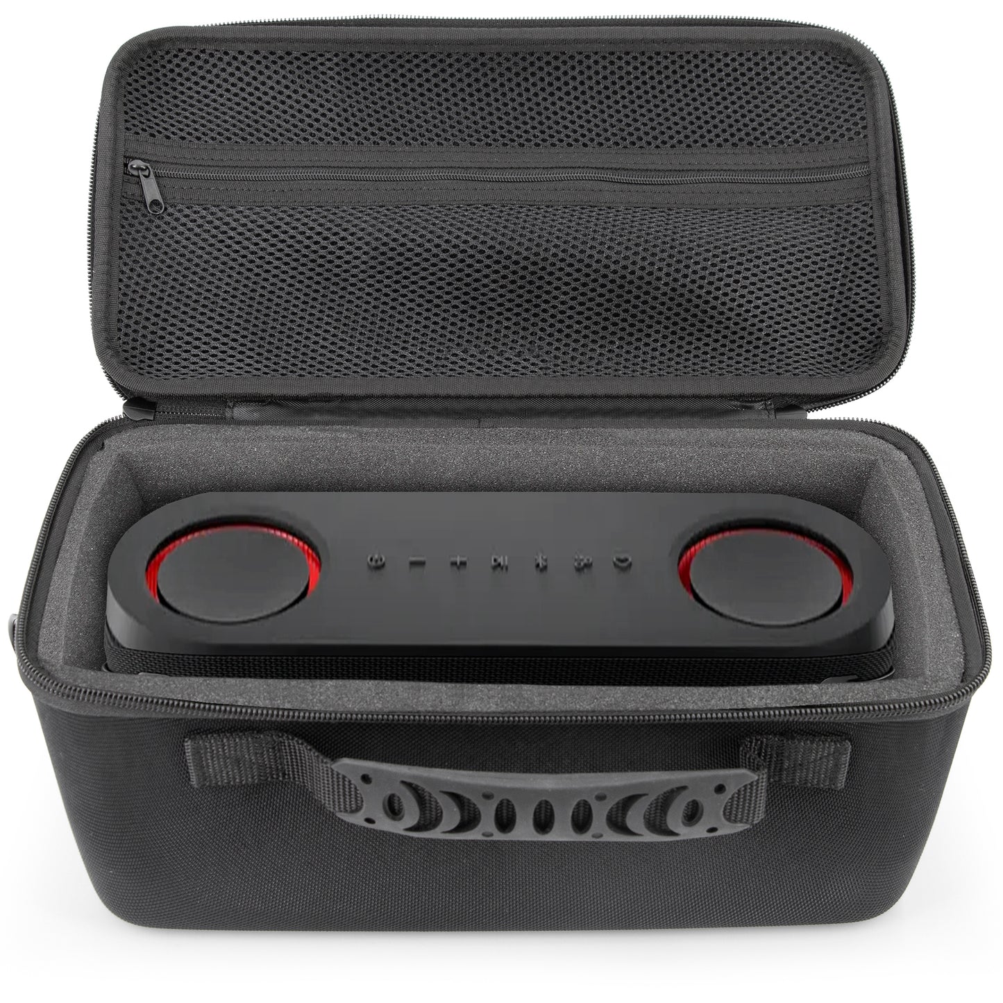 Carry Case Compatible with LG xboom Bounce by will.i.am Portable Bluetooth Speaker and Audio Accessories - Includes Carry Strap and Handle