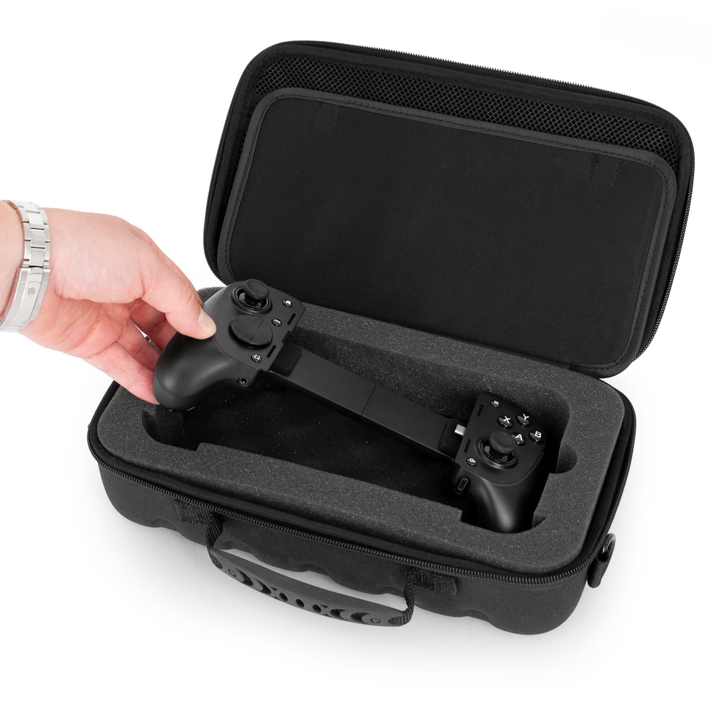 Travel Case for Razer Kishi Ultra - Gaming Controller Case with Impact Foam & Accessory Storage