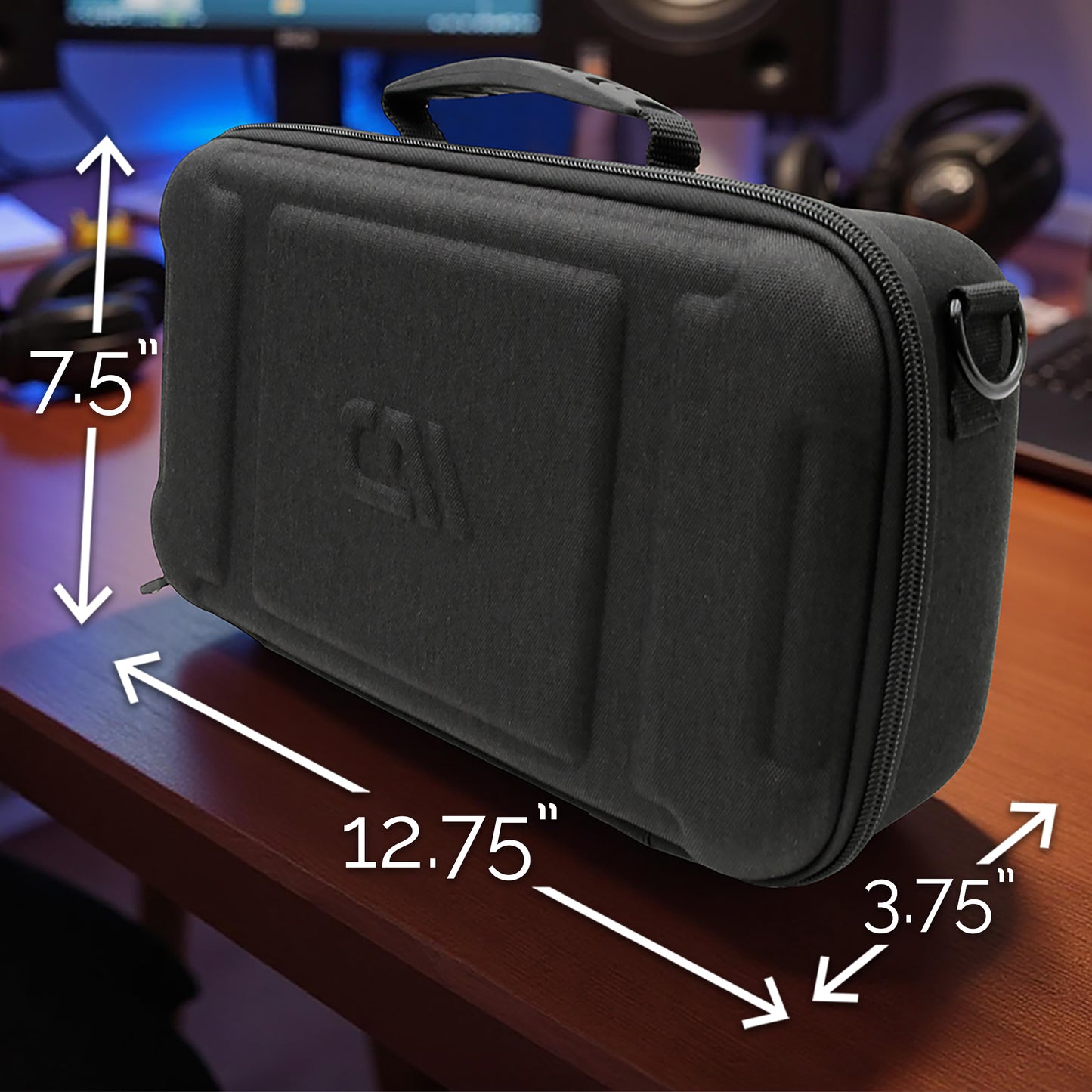 EVA Travel Case Compatible with Zoom LiveTrak L6 10-Track Digital Mixer and Recorder – Compact Carry Bag with Shoulder Strap for Mixer and Cables