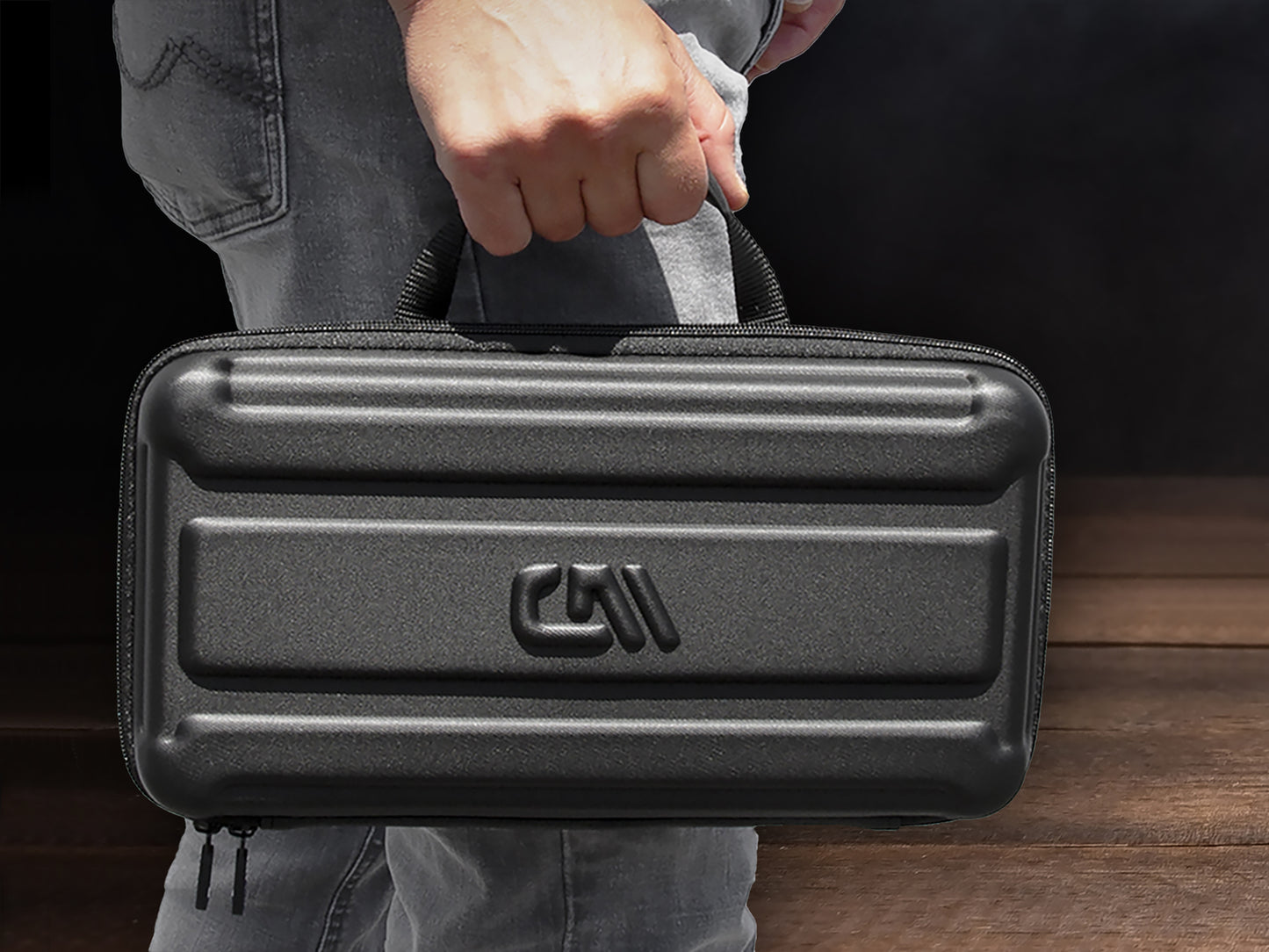 Travel Case Compatible with Mackie 402VLZ4 Channel Mixer - Padded Foam DJ Mixer Bag for Small Accessories Up to 13.0" x 6.5" x 2.0"