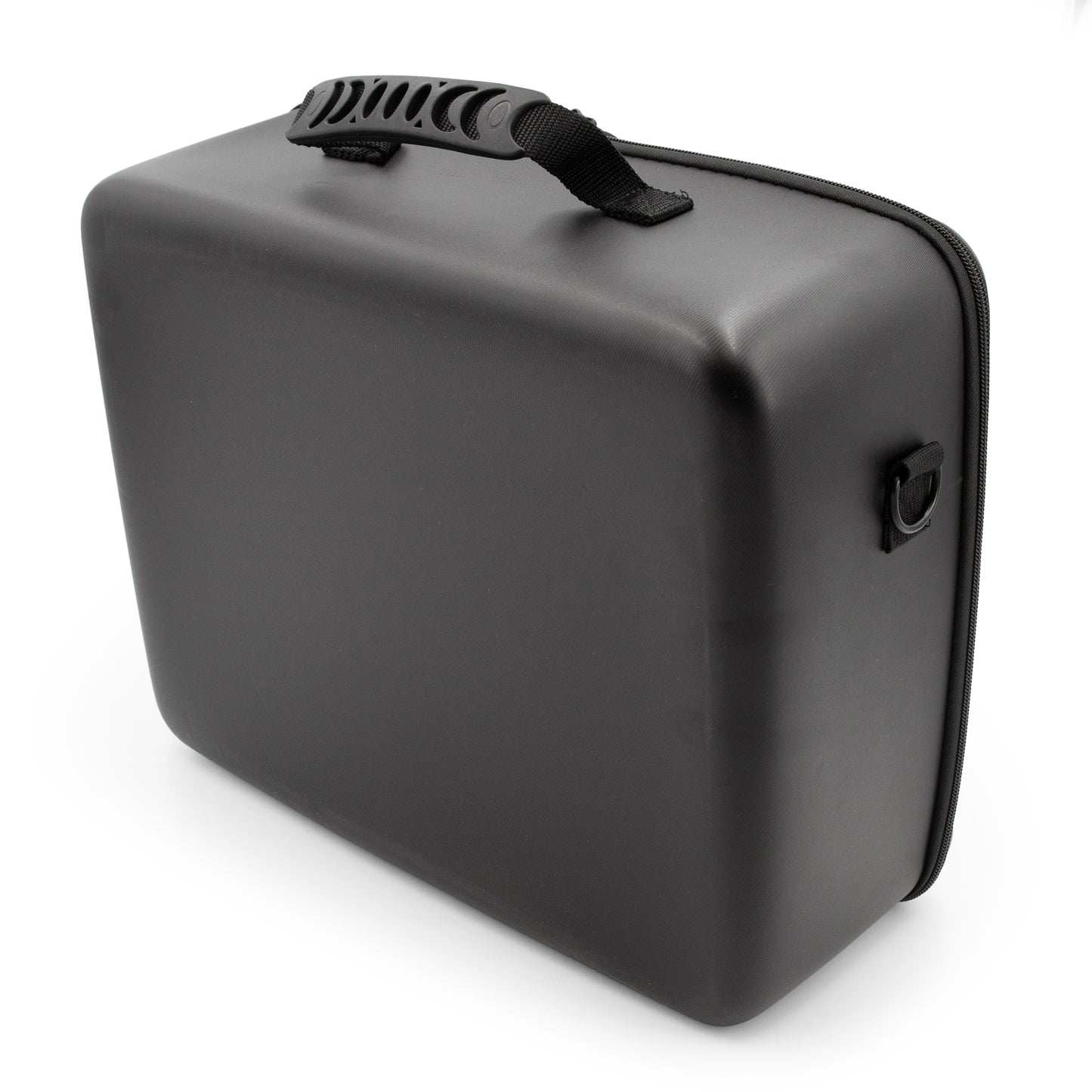 Miniature Carrying Case - Fully Customizable Miniature Storage Case with Two Pluck Foam Foam Trays For Minis, with Shoulder Strap