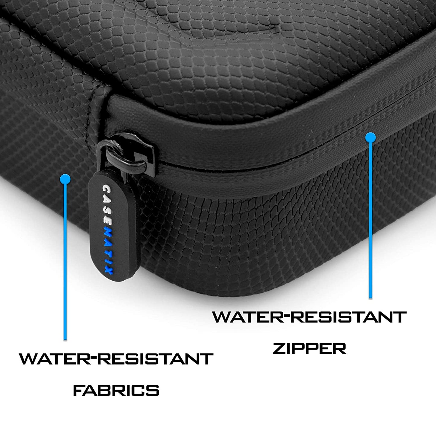 Hard Travel Case Compatible with RIX POCKET K2 Thermal Imaging Monocular for Hunting- Protective Carrying Case with Accessory Pocket, and Lanyard