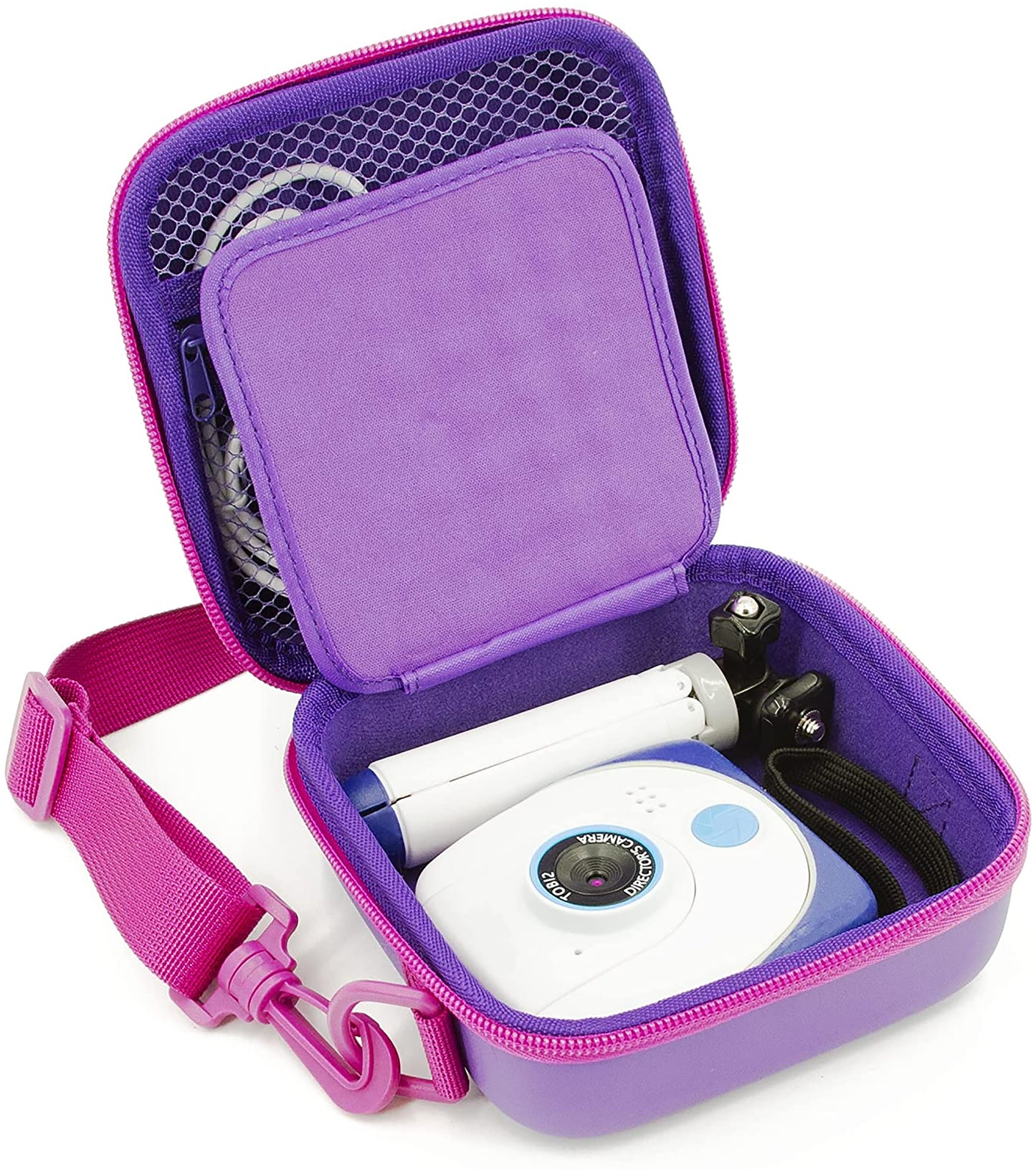 Video Camera Travel Case Compatible with Little Tikes Tobi 2 Director's Camera, Tripod and Charging Cable - Camera Case - Case Only