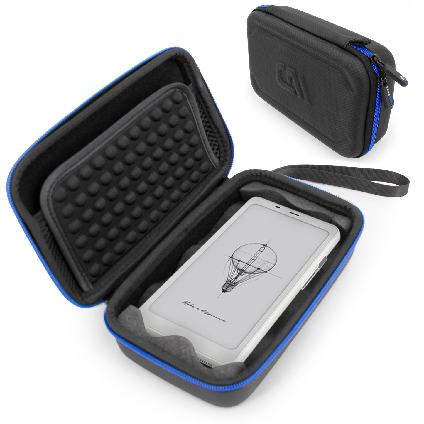 Carry Case Compatible with Boox Palma 2 Mobile ePaper eReader or Original Boox Palma 1 Pocket Book E Reader in Padded Foam - Case Only