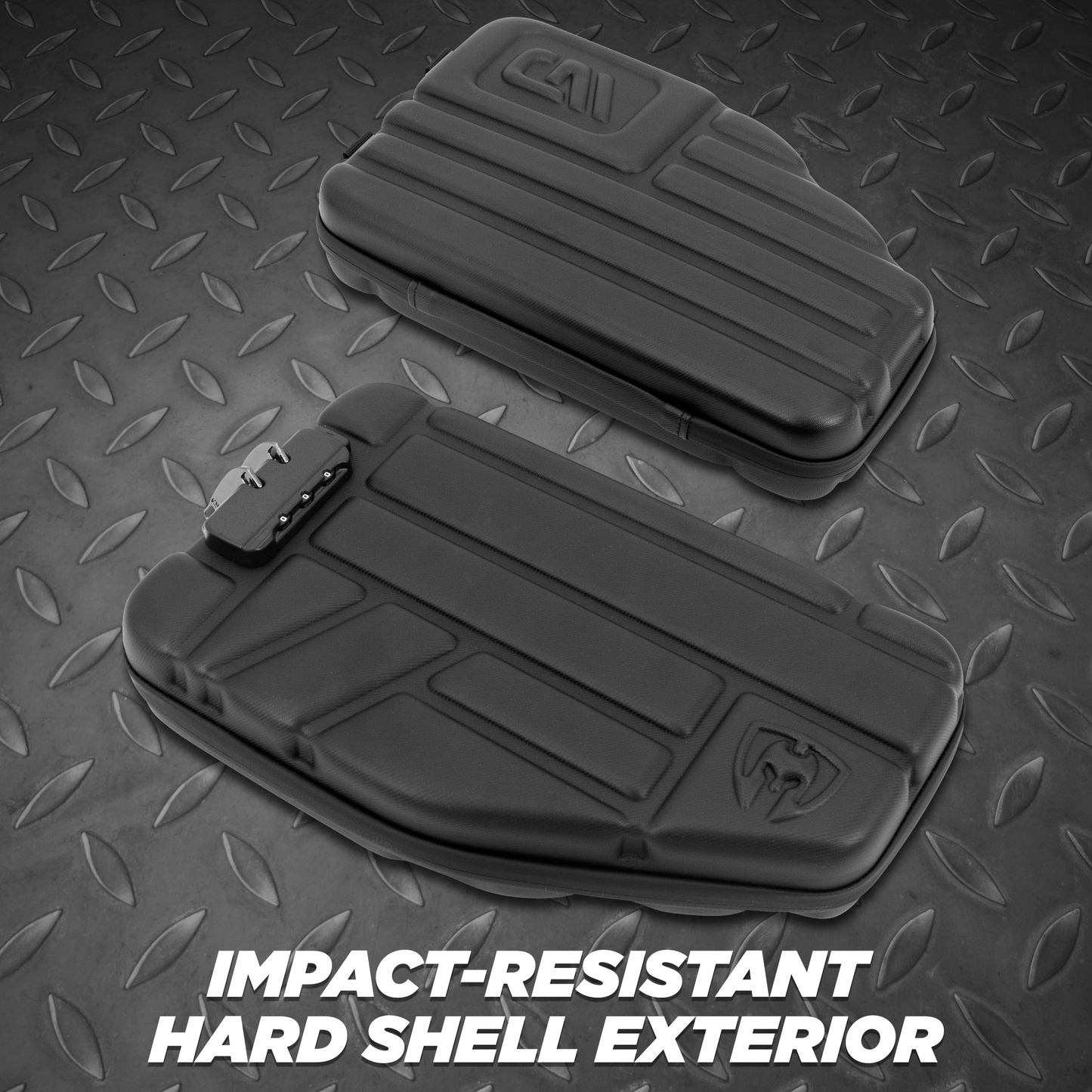 Locking Pistol Case Fits Small to Large 9mm Pistols with Room For Extra Clips and Attachments - Premium Handgun Case with Lock Zippers