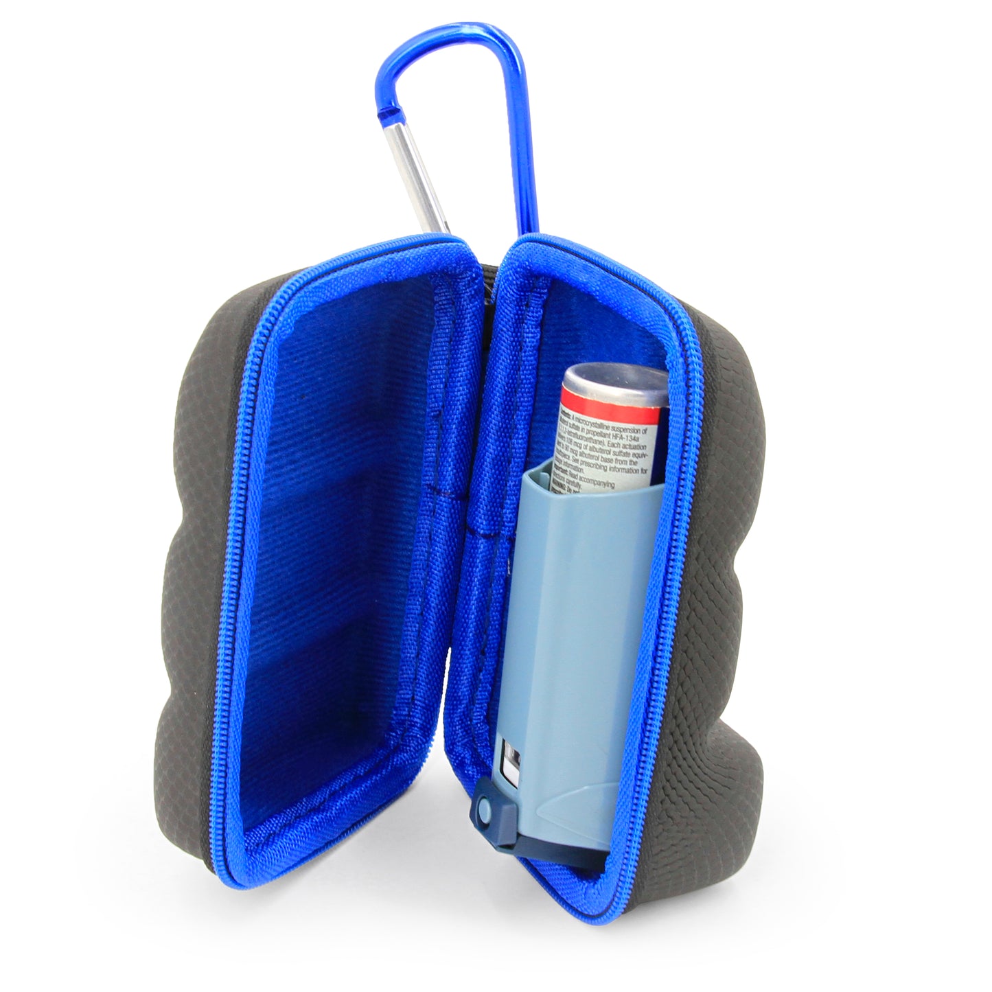 Asthma Inhaler Case, Inhaler Holder Fits Two Standard Rescue Albuterol Inhaler Devices- Includes Asthma Case Only