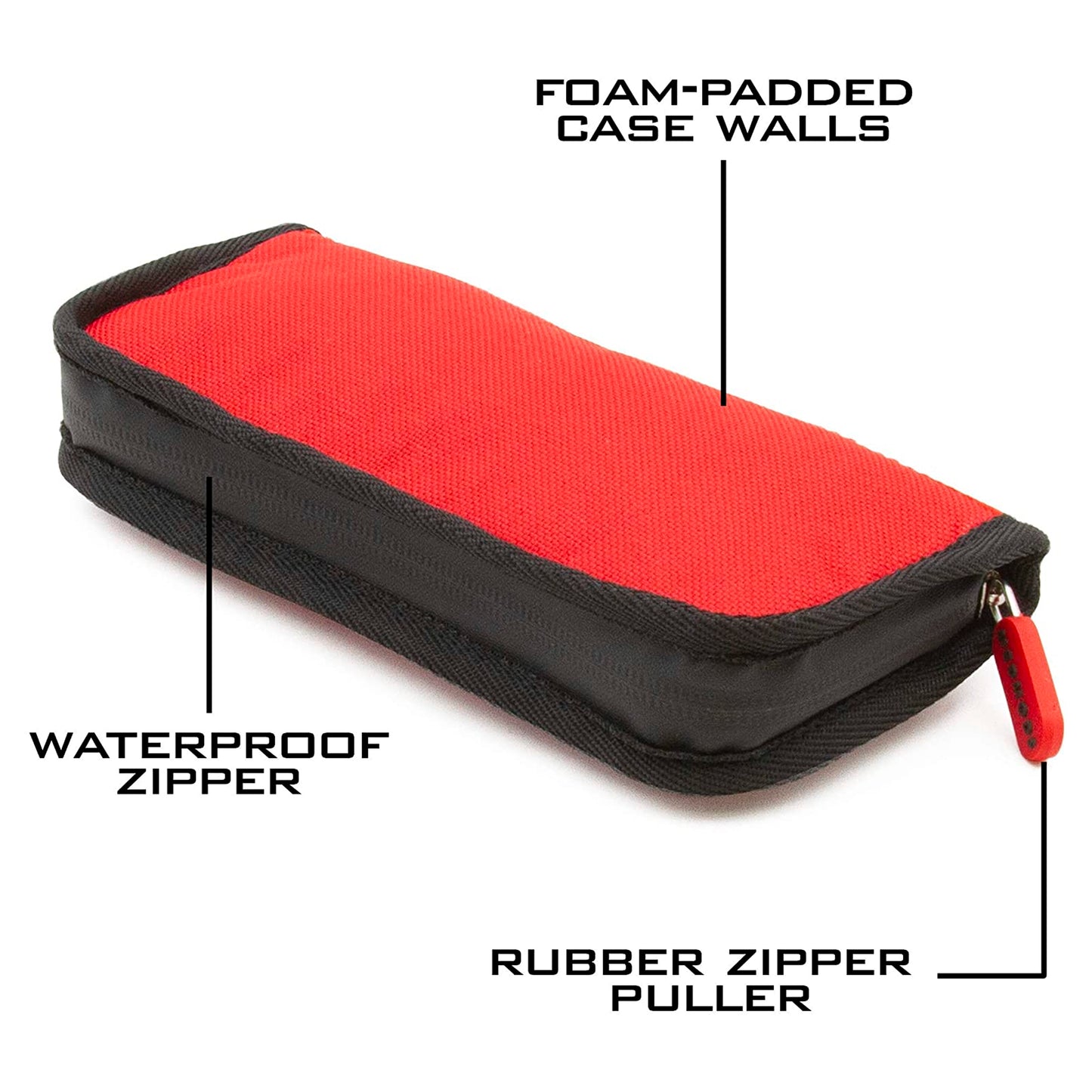Travel Case for Contact Lenses – Fits 24 Daily Contacts in Compact, Insulated Left & Right Storage – Includes Contact Lens Case Only