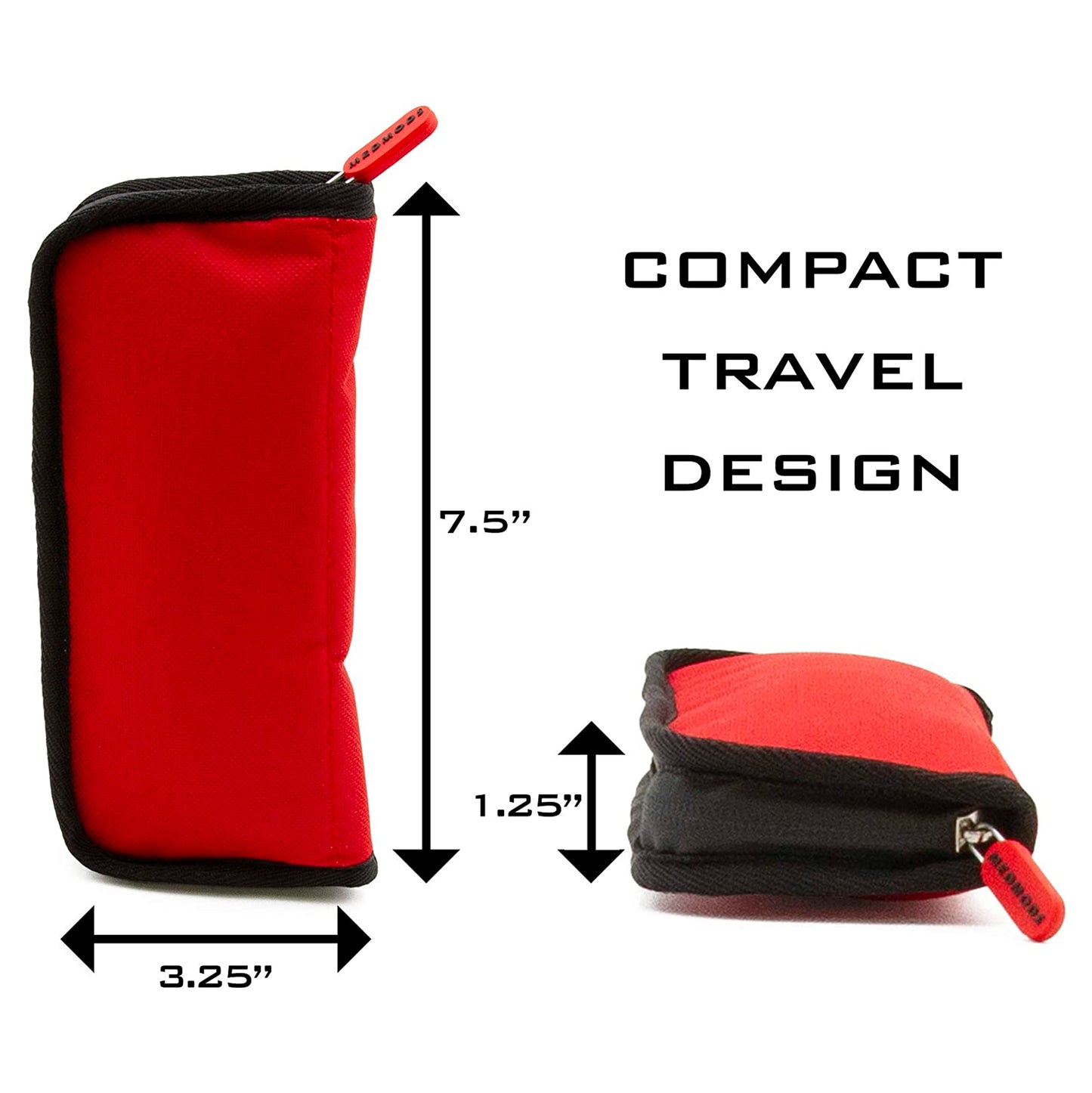 Travel Case for Contact Lenses – Fits 24 Daily Contacts in Compact, Insulated Left & Right Storage – Includes Contact Lens Case Only