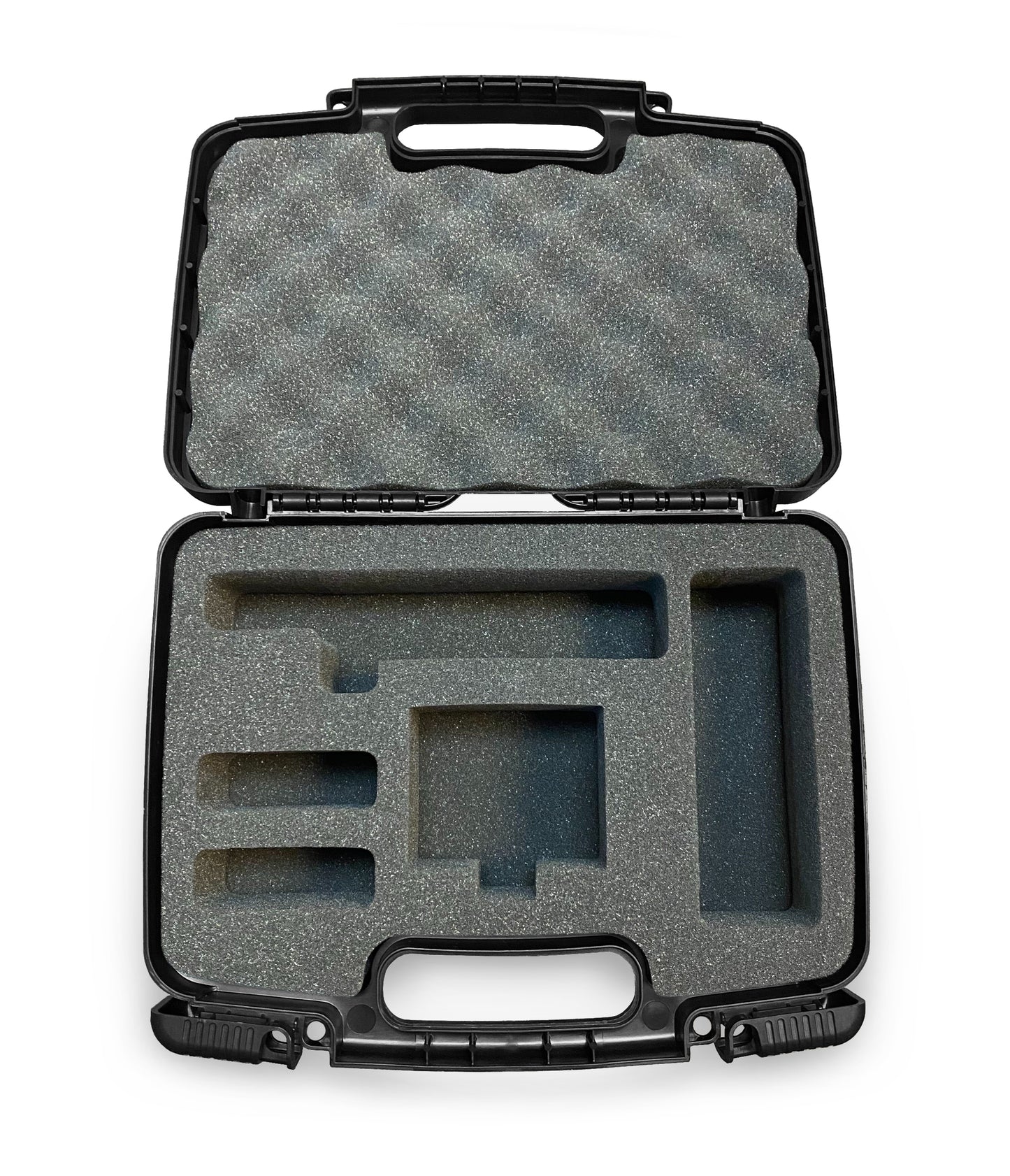 Hard Shell Carrying Case Compatible with Mevo Start Live Streaming Camera - 5-Compartment Custom Foam Protection with Padlock Security - Made in USA