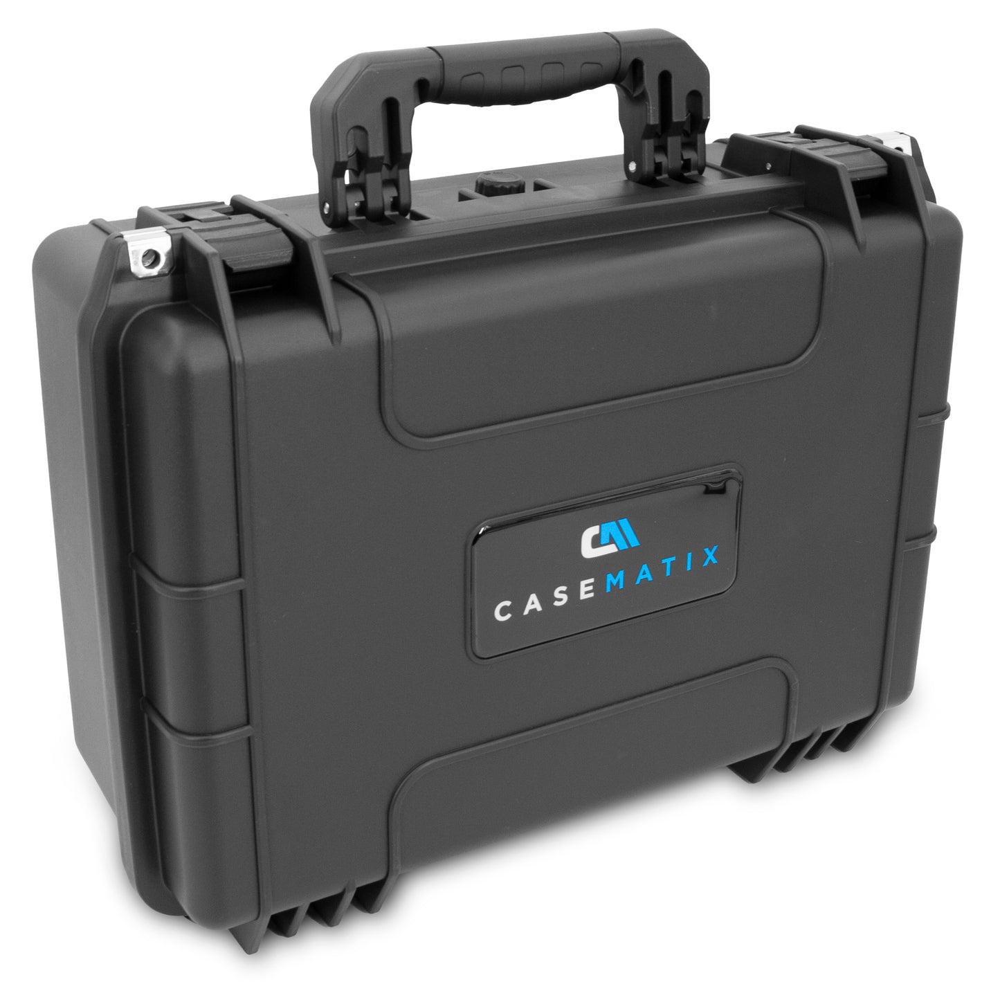 Portable Drill Battery Case Compatible with 12 Milwaukee M18 Battery Packs For Drills and M18 Tools, IPX7 Waterproof and Crushproof Hard Tool Case