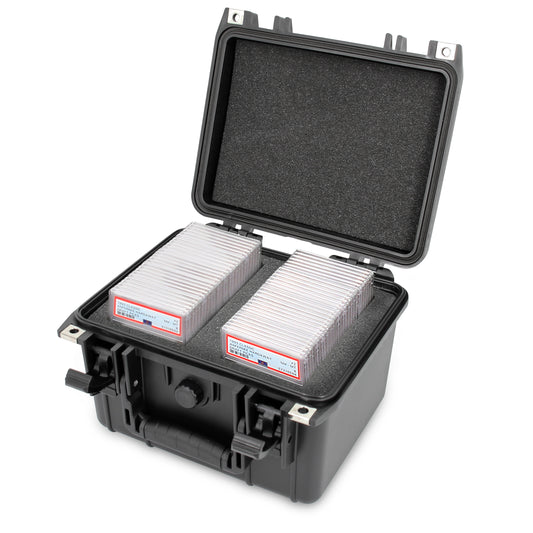 Graded Card Case Compatible with 30+ BGS PSA FGS Graded Sports Trading Cards, Custom Waterproof Graded Slab Card Storage