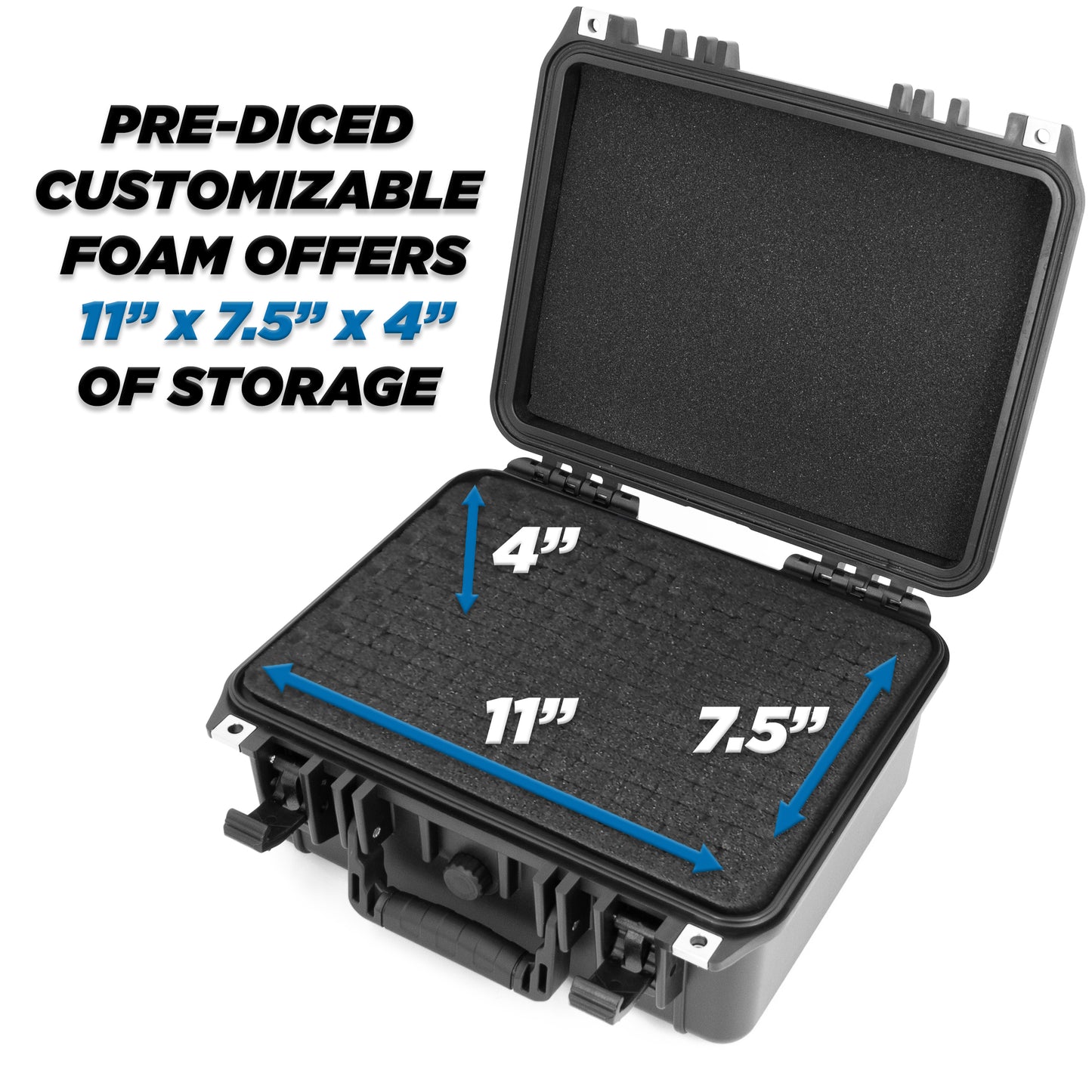 Waterproof Boating GPS Fish Finder Case Compatible with Garmin Striker 4, Humminbird Helix 7, Magellan TR7 Trail, Lowrance HOOK2 4X and More