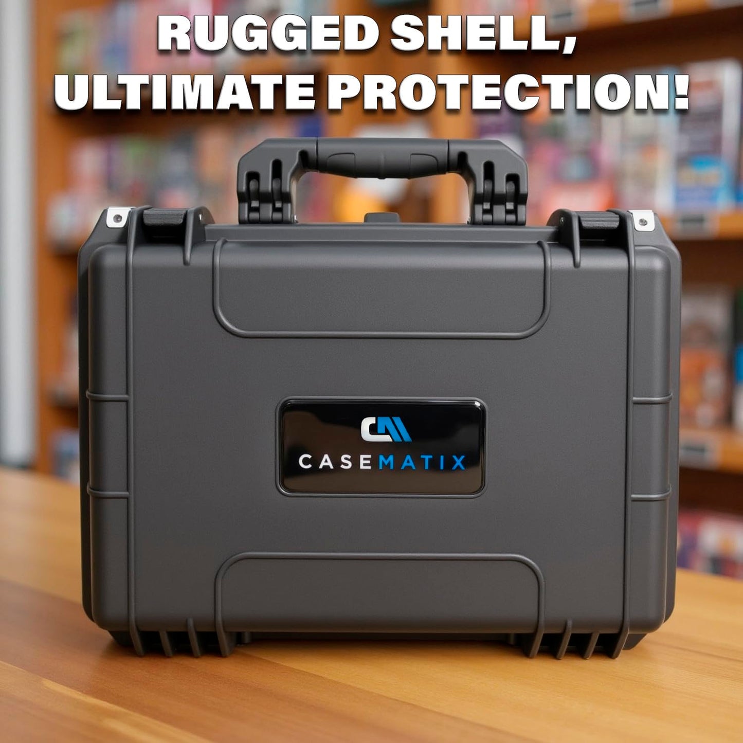 Graded Card Case Compatible with 120+ BGS PSA FGS Graded Sports Trading Cards, Waterproof Graded Slab Card Storage Box