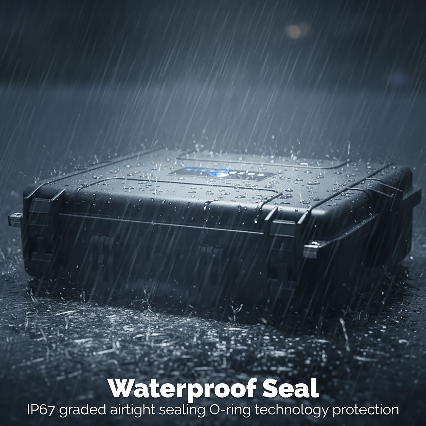 Waterproof Laptop Hard Case for 15-17 inch Gaming Laptops and Accessories - Crushproof Heavy Duty Laptop Case for 15.6 and 17.3 inch Laptops