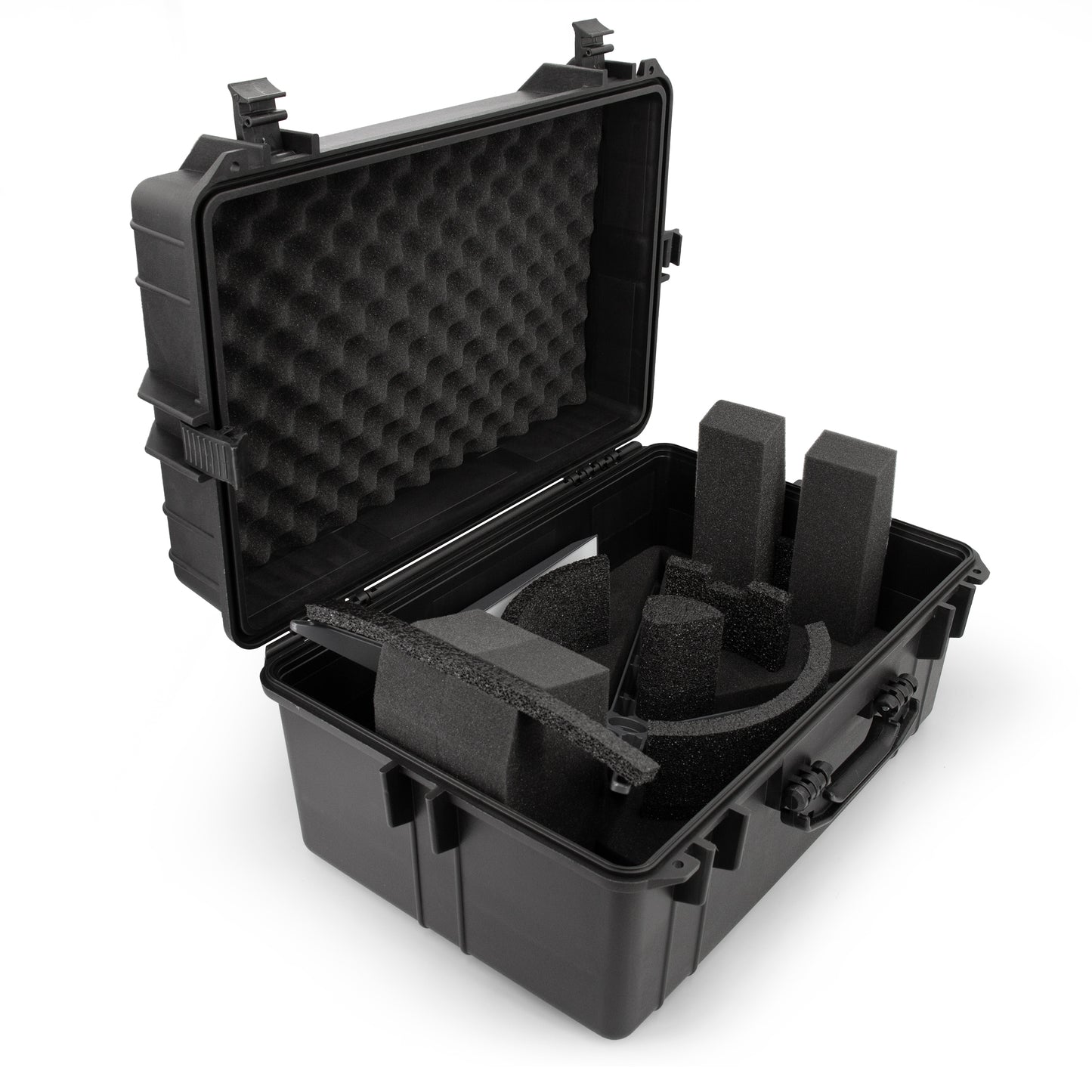 CASEMATIX Travel Case Compatible with Starlink Standard Actuated V2 Dish Kit, Router, Cables & Adapters - Waterproof Gen 2 Satellite Case Only