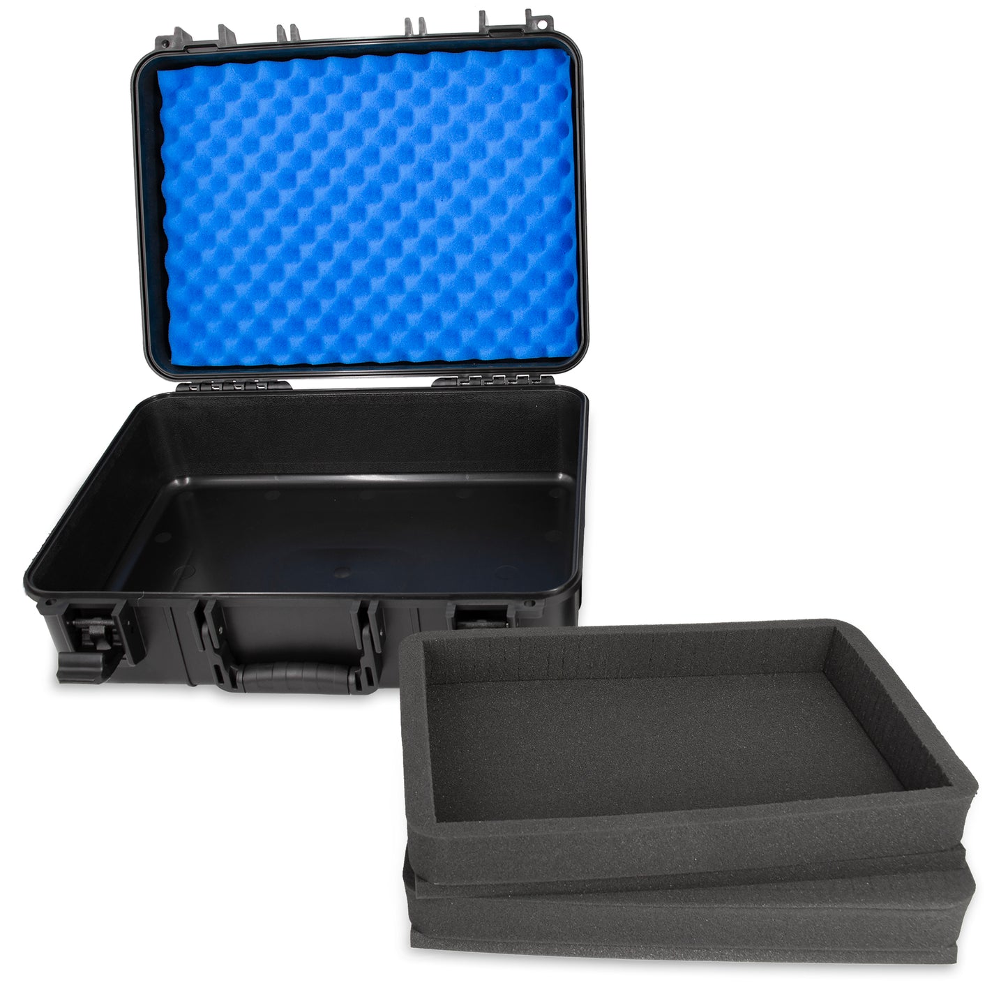 Customizable 2-Way Radio Hard Shell Case Fits Walkie Talkies & CB Radios Compatible with Baofeng, Midland, Motorola Talkabout, Retevis, Uniden & More