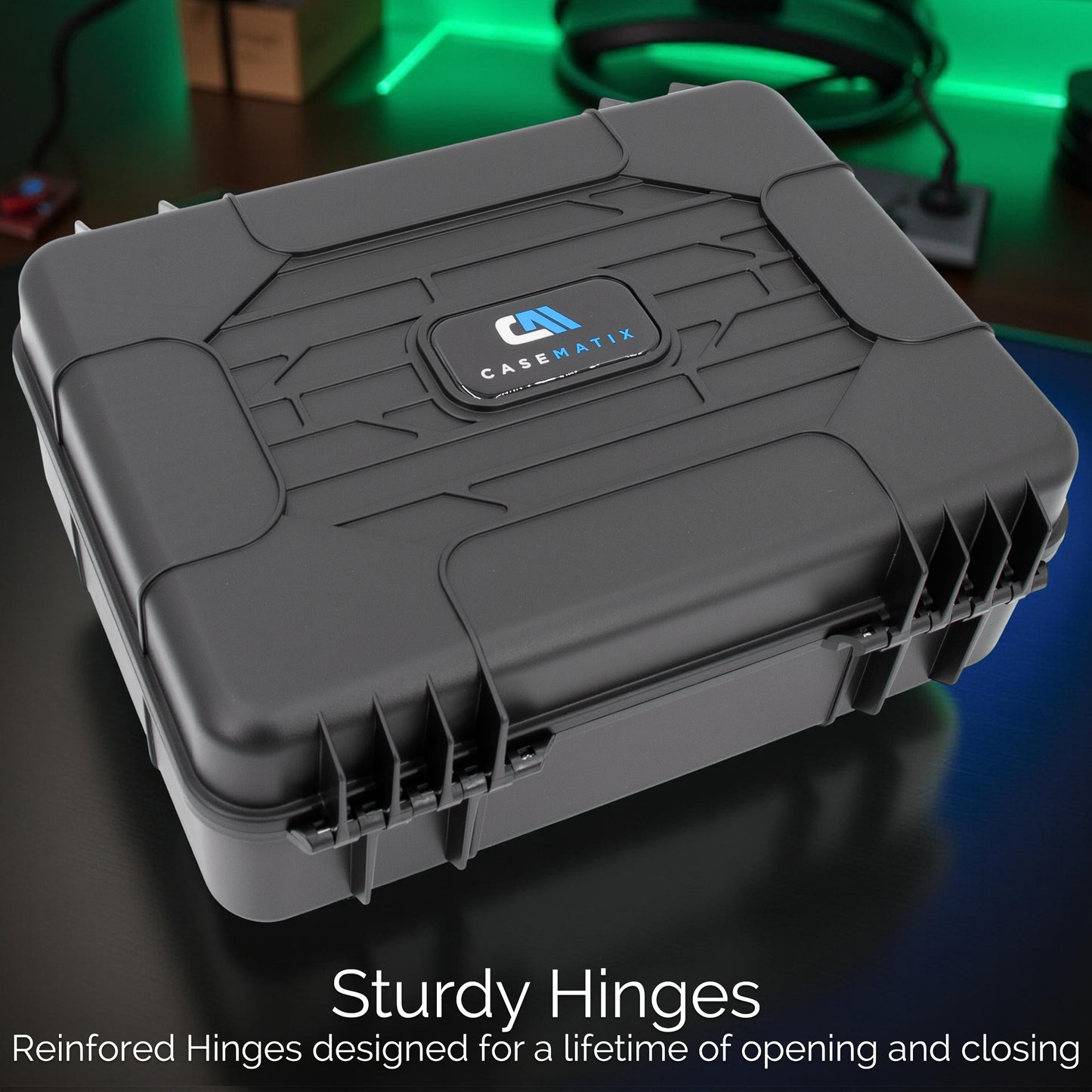 Hard Shell Travel Case Compatible with Xbox Series S Console, Controllers, Games and Other Xbox Series S Accessories - Custom Foam Interior