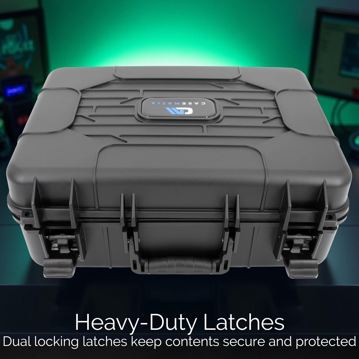 Hard Shell Travel Case Compatible with Xbox Series S Console, Controllers, Games and Other Xbox Series S Accessories - Custom Foam Interior