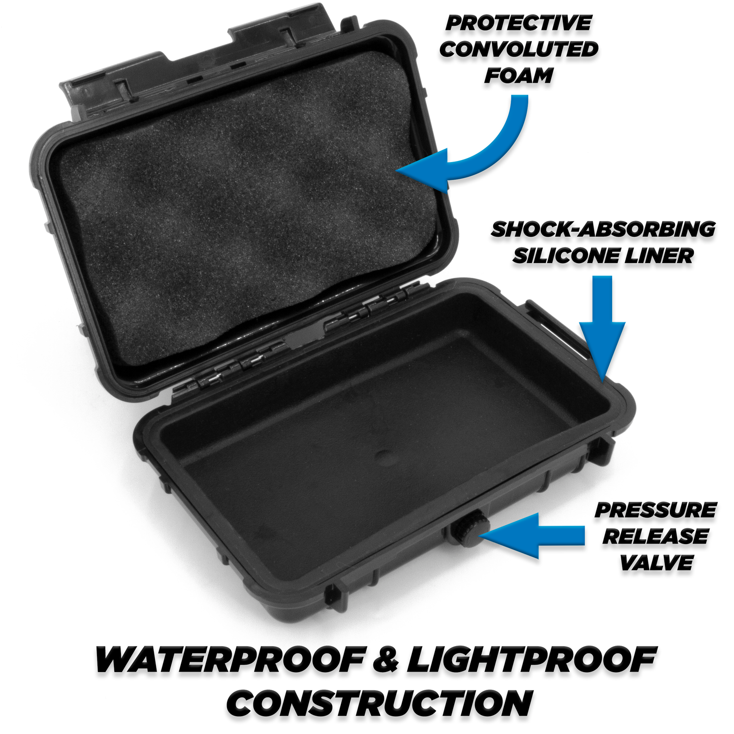 Hard Shell 35mm Film Case for 35mm and 120 Film - Waterproof Protection for Photography Film