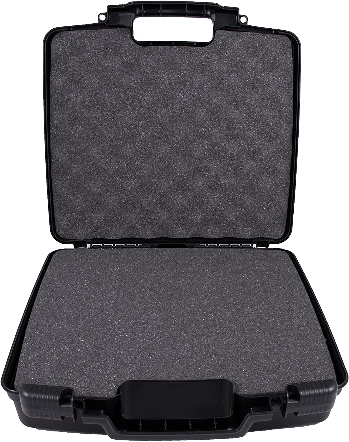 CASEMATIX Hard Shell Miniature Storage Travel Case - 36 Figurine Miniature Organizer and Miniatures Carrying Case with Pluckable Foam Interior