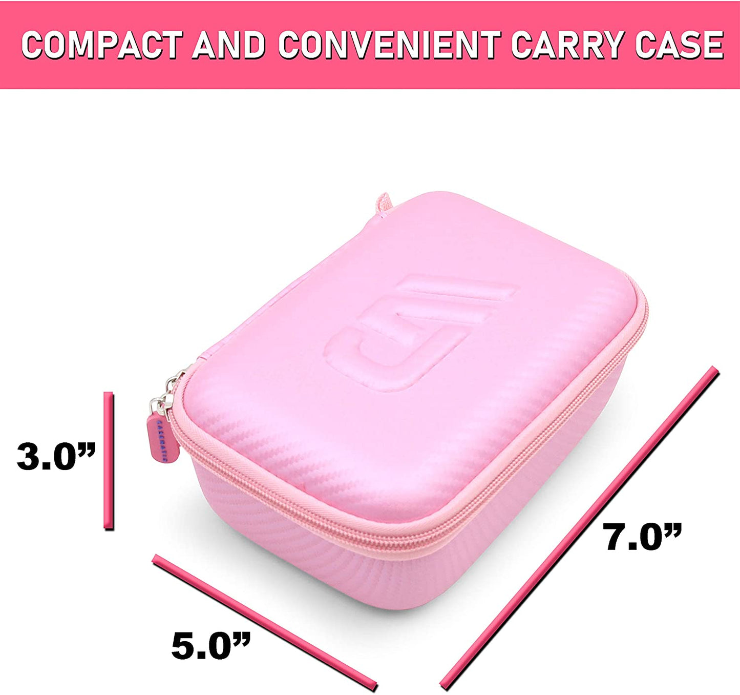 Kids Action Camera Case – Fits PROGRACE, Ourlife, Dragon Touch Kidicam & Waterproof Video Recorders – Durable Travel Storage Case Only