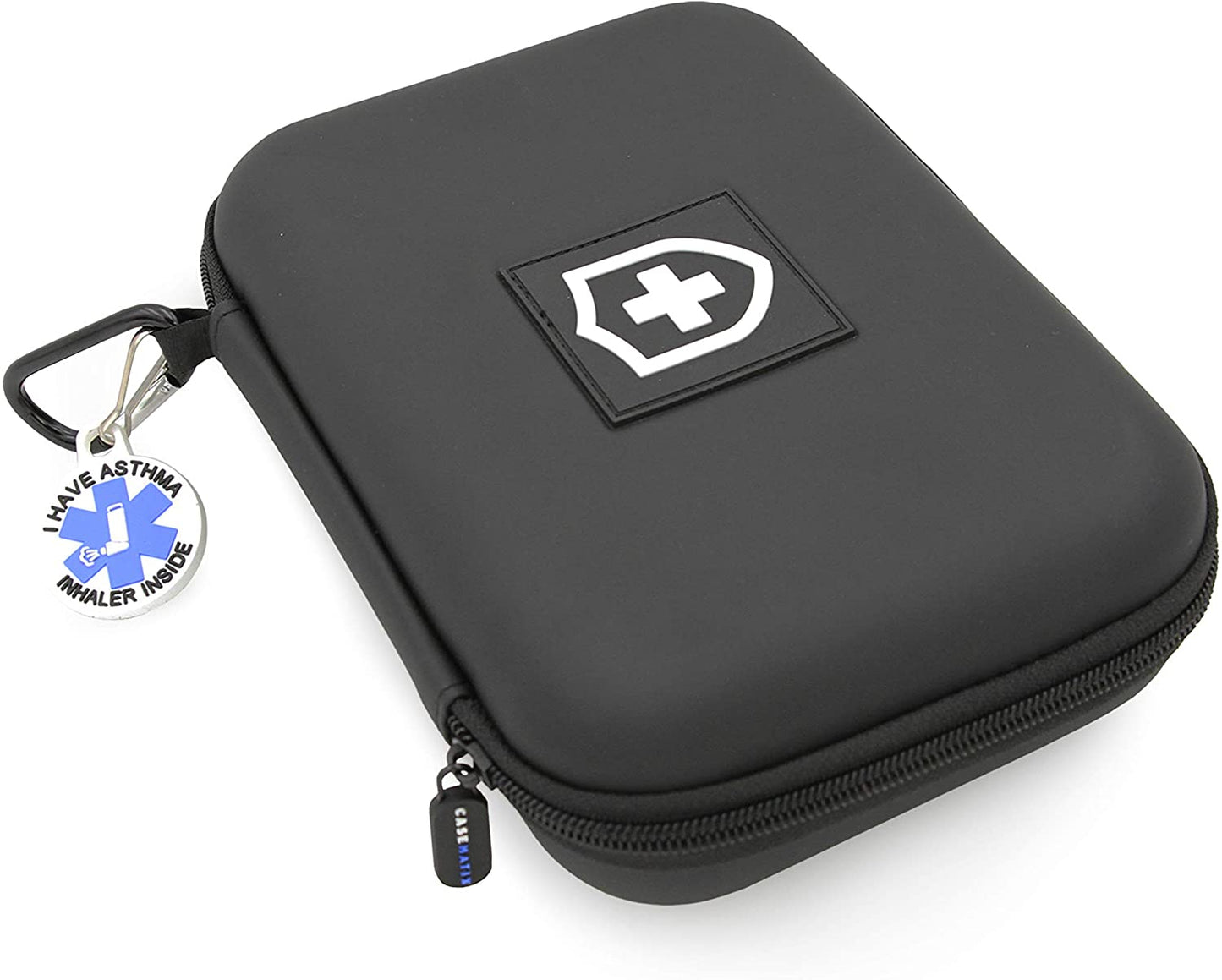 8" Insulated Asthma Inhaler Medicine Travel Bag Case for Adults and More, Fits Inhaler Spacer, Masks, and More Allergy Medicine, Case Only