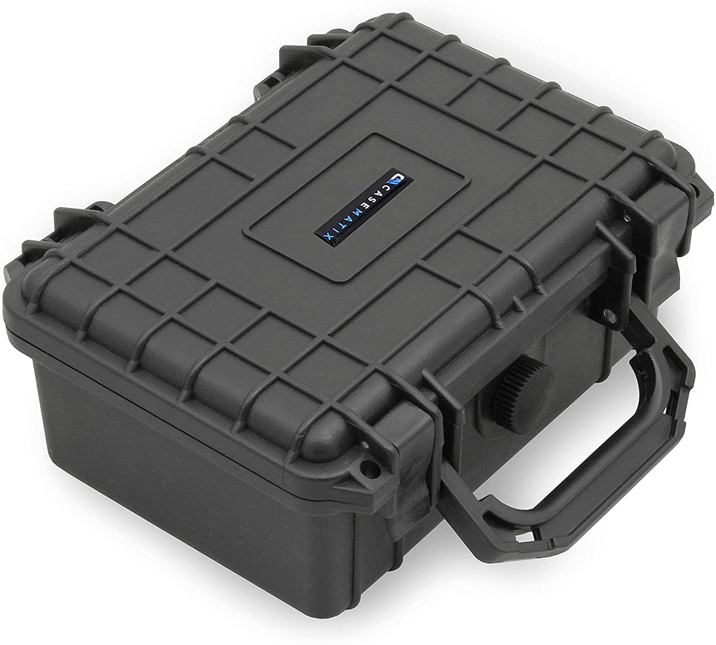 CASEMATIX Graded Coin Case Compatible with 15+ PCGS or NGC Coin Slabs, Waterproof Coin Storage Box with Customizable Foam, Includes Padlock