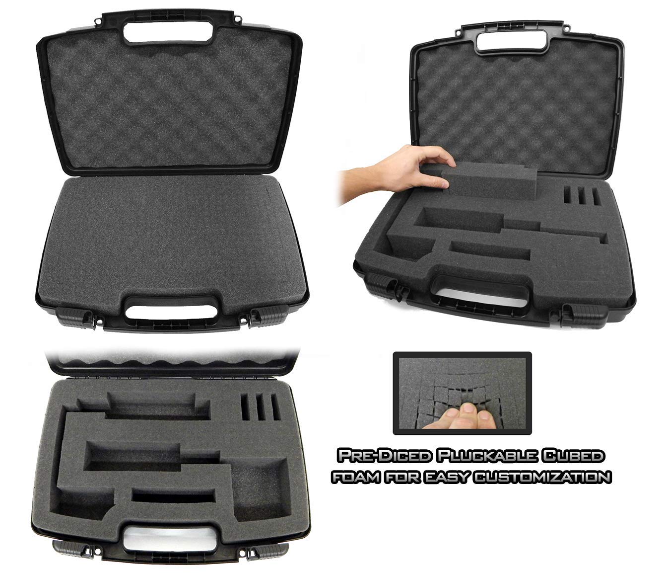 Barber Case Travel Organizer and Stylist Barber Bag for Clipper, Buzzer, Trimmer & Supplies - Fits Oster Classic 76, Andis Cordless and More