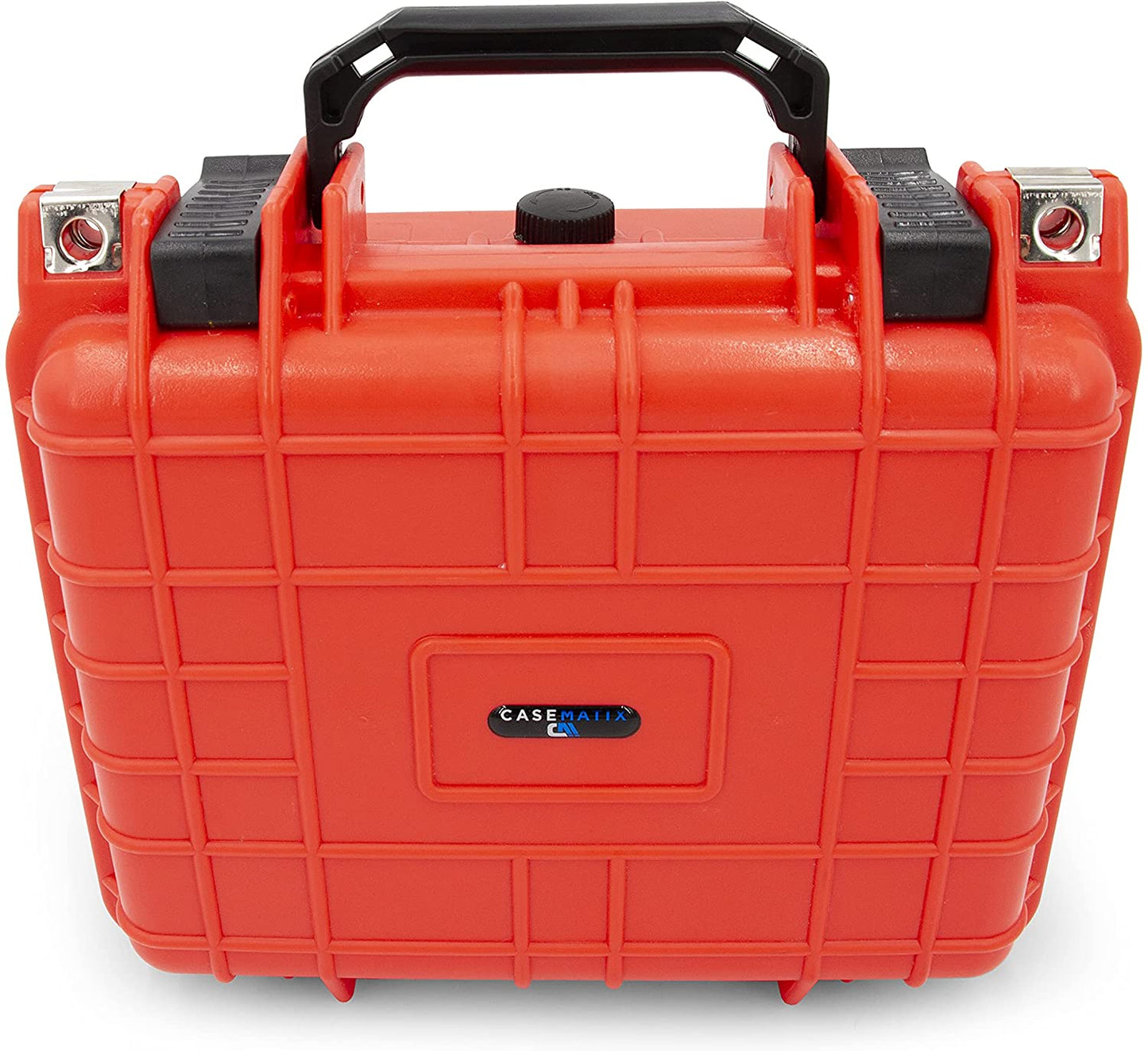 Medicine Lock Box Case with Customizable Foam - Lockable Medicine Box and Airtight Medicine Storage with Crushproof Hard Shell