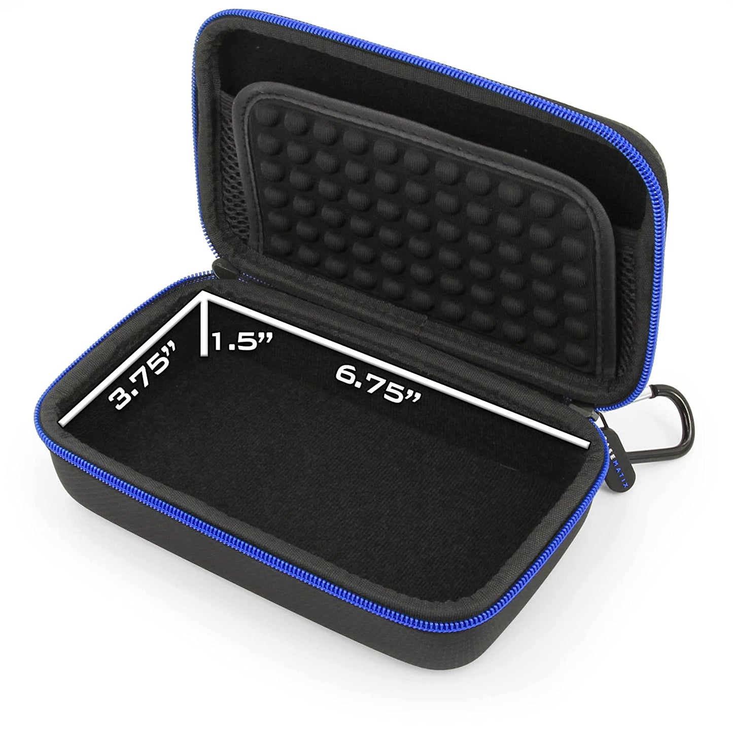 Phone Controller Case Compatible With Backbone One Mobile Gaming Controller and Gaming Accessories, Impact Resistant Exterior With Divider