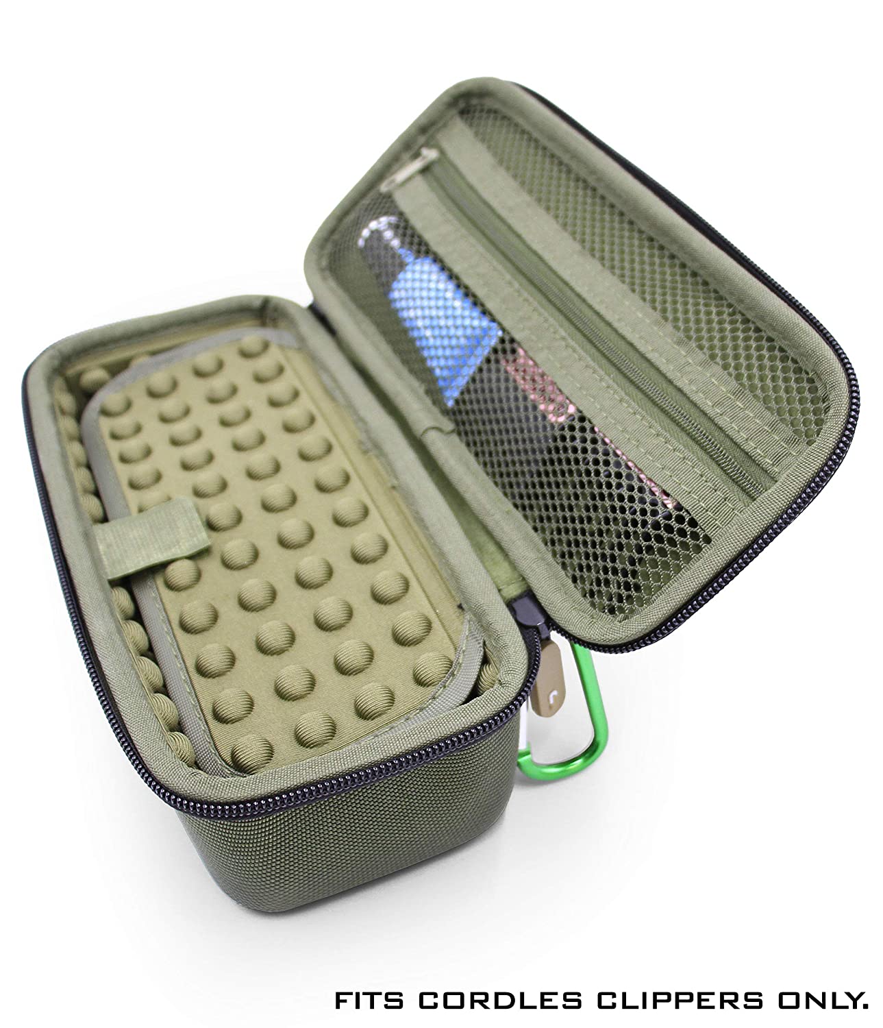 Cordless Clipper Case for Babyliss Hair Clippers, Hair Buzzers, Trimmers and More - Travel Case for Clippers and Hair Cutting Supplies