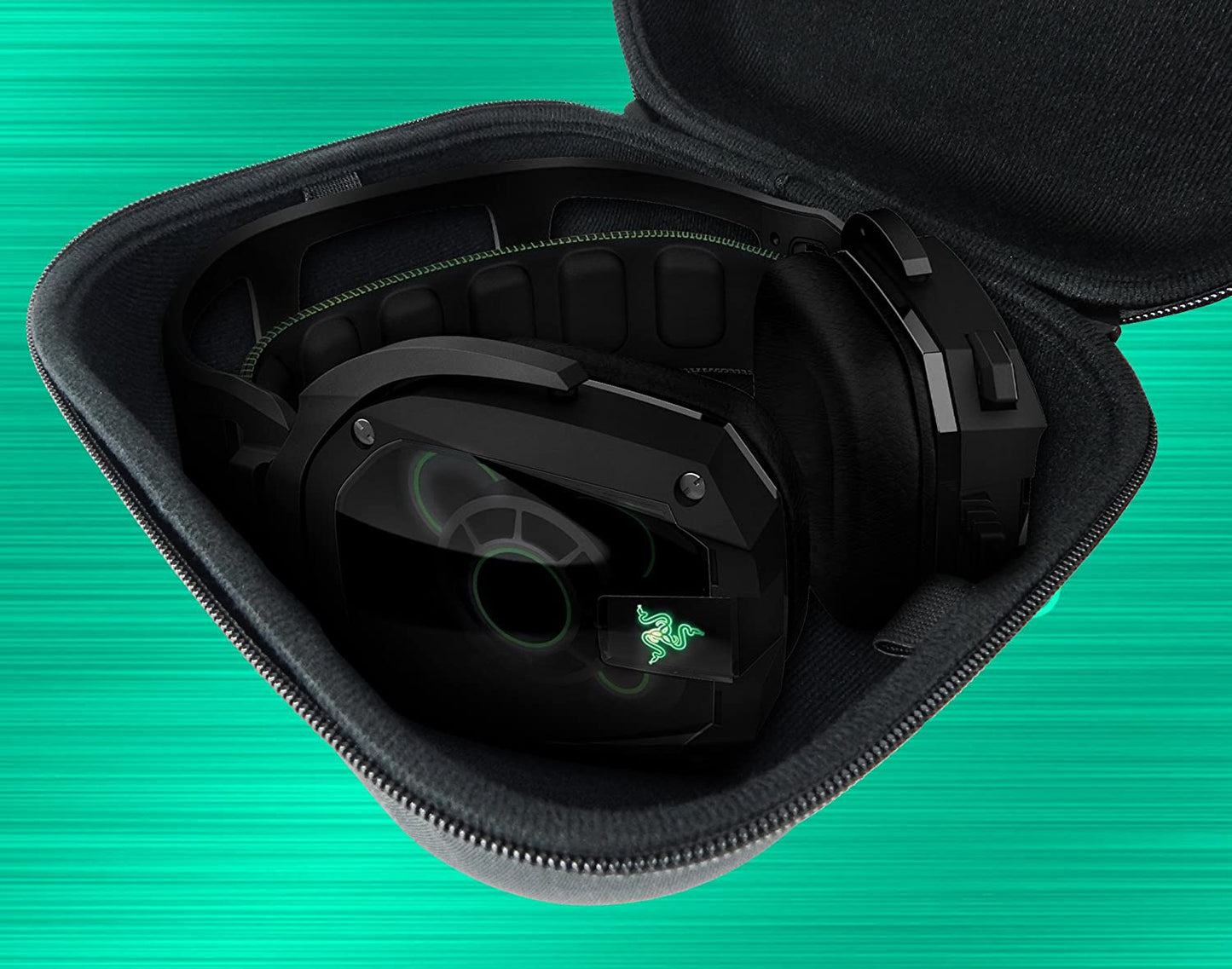 CASEMATIX Durable EVA Gaming Headphone Case – Dustproof Travel-Ready Protection Compatible with Razer Kraken X, Chroma, Tiamat, More – Case Only