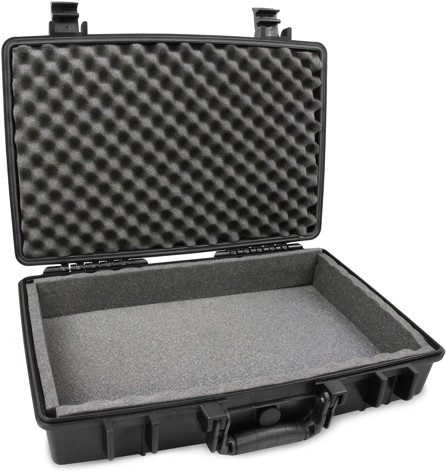 Waterproof 15.6 inch Laptop Hard Case - Crushproof Laptop Case Compatible with HP Pavillion 360, Envy x360, Stream 14, Chromebook 14 & More