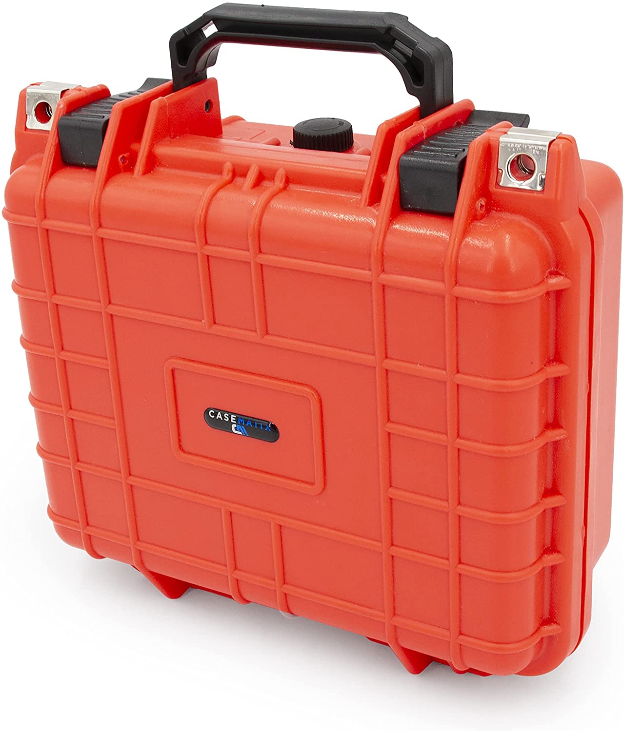 Medicine Lock Box Case with Customizable Foam - Lockable Medicine Box and Airtight Medicine Storage with Crushproof Hard Shell