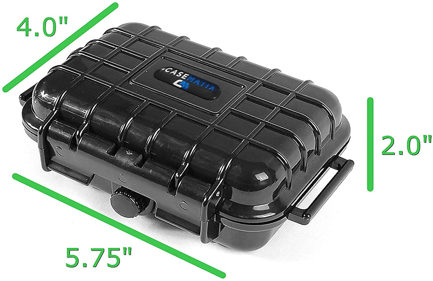 Crushproof & Waterproof Hard Shell Travel Case Compatible with ZOLEO Satellite Communicator, Charging Cable and Carabiner