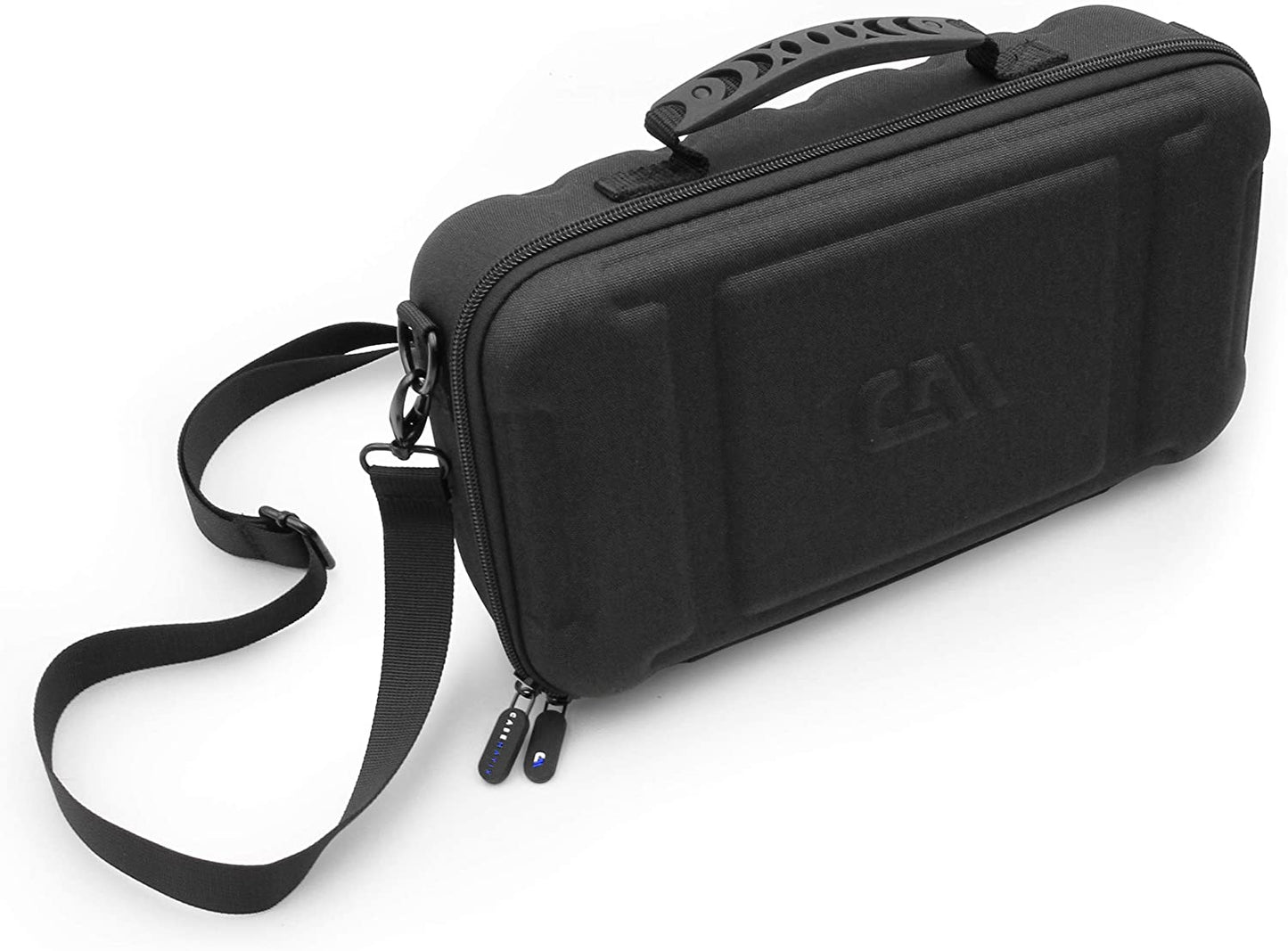 Two Wireless Microphone Case Compatible with Wireless Mic System Handheld Microphones Sennhesier, Shure and More with Shoulder Strap