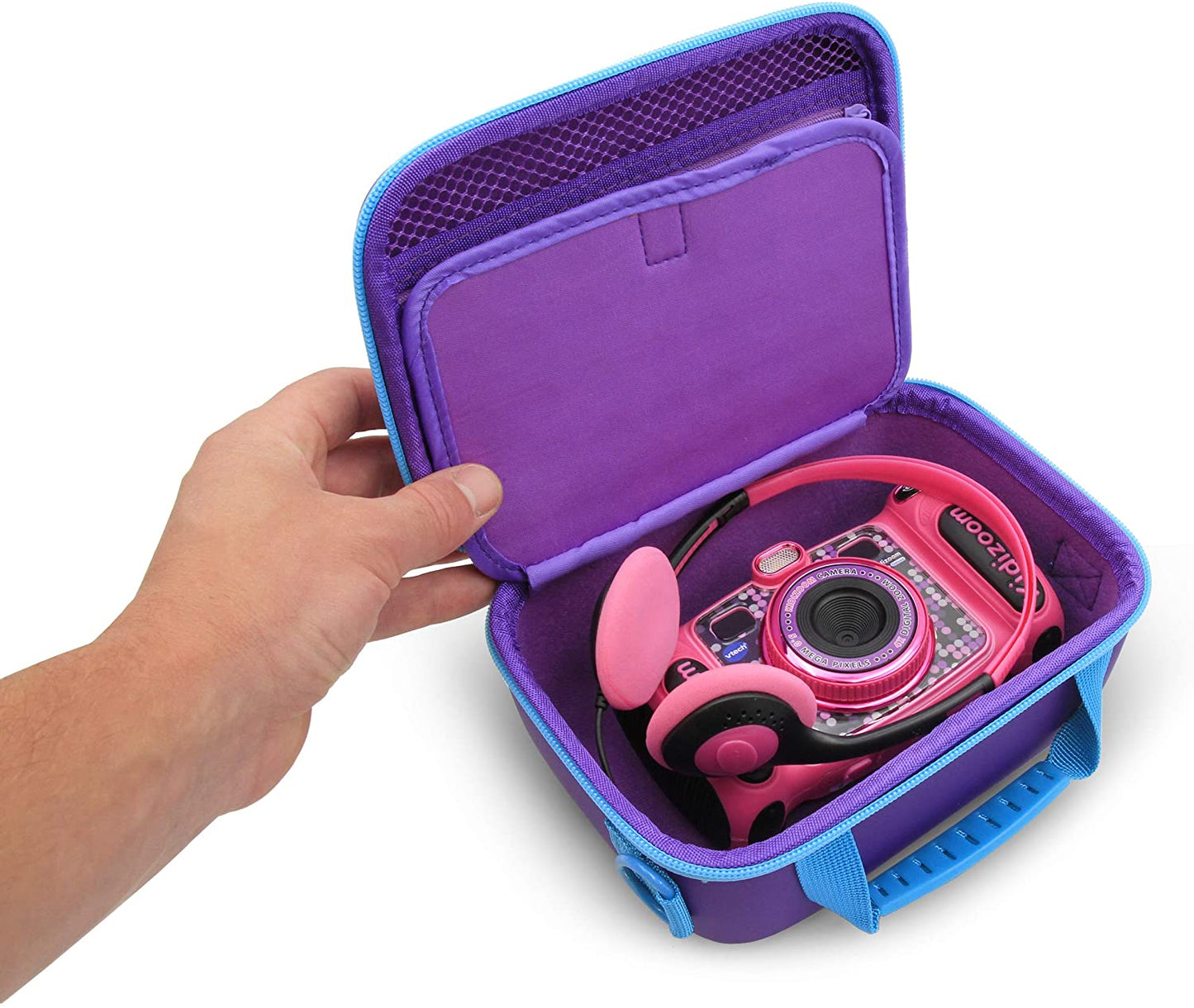 Kids Camera Case Compatible with Kidizoom Duo 5.0 Deluxe Digital Camera and Kids Headphones – Includes Case Only Fits Kids Camera for Girls or Boys