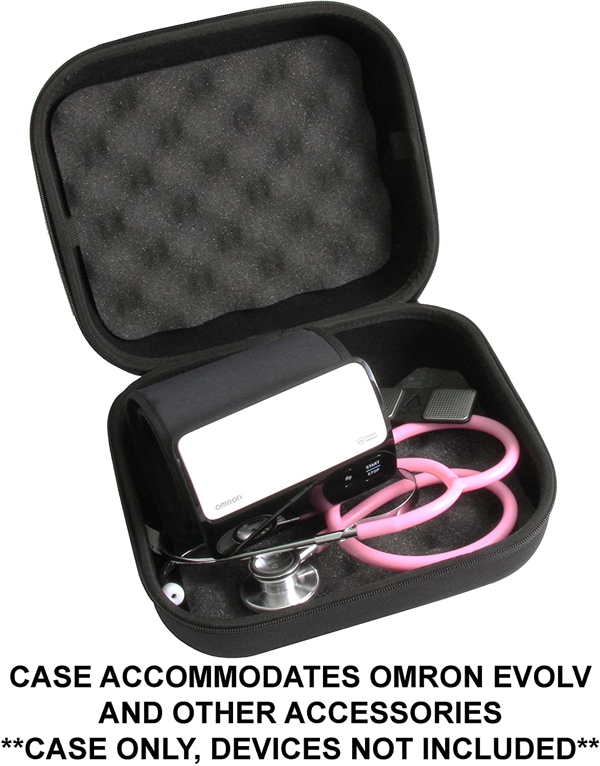 Blood Pressure Monitor Carry Case Compatible with Omron Evolv Wireless Upper Arm Blood Pressure Monitor, Blood Pressure Cuff Machine