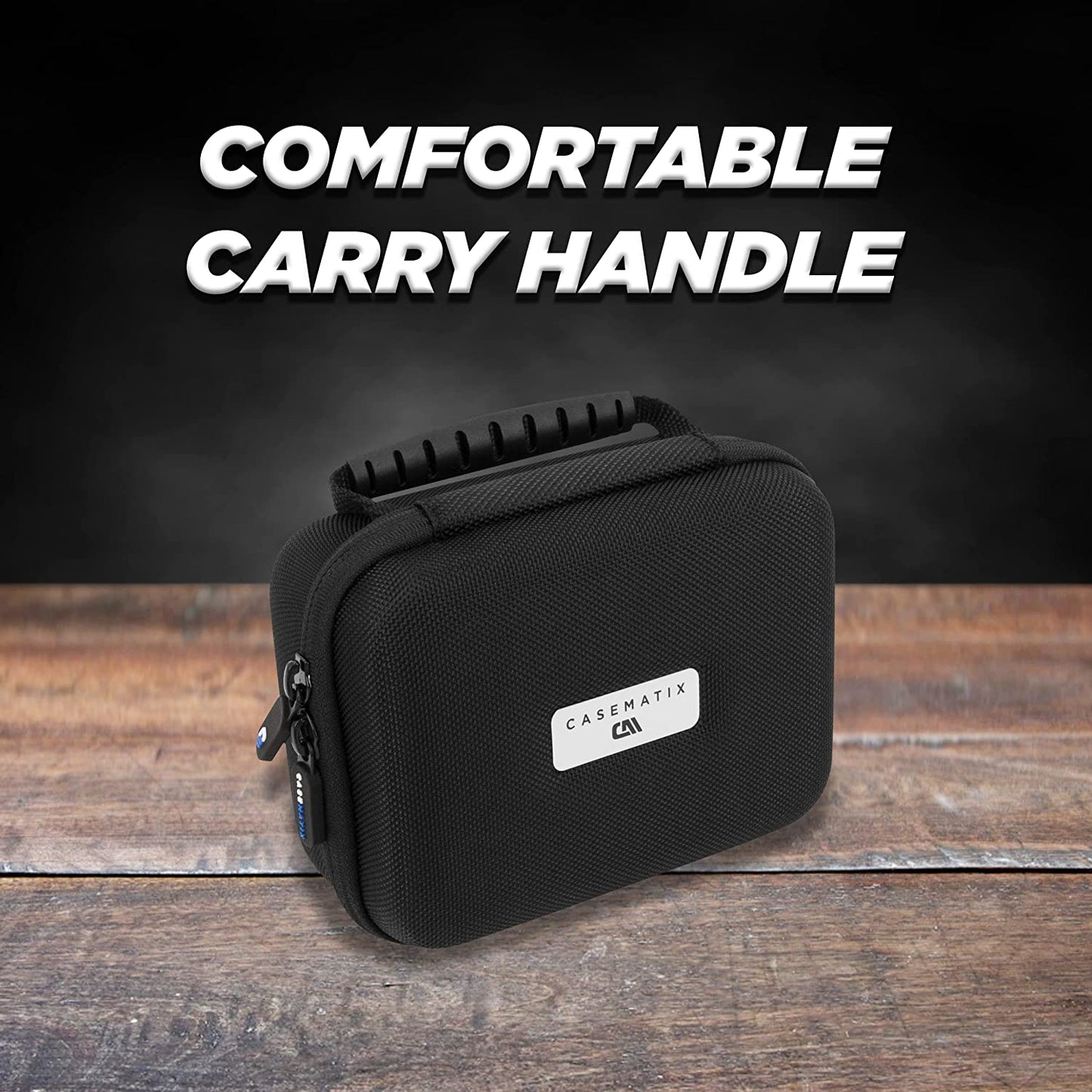 Watch Travel Case for Two Watches with Hard Shell Exterior, Plush Foam Cushions and Carry Handle - Protective Watch Box for Travel