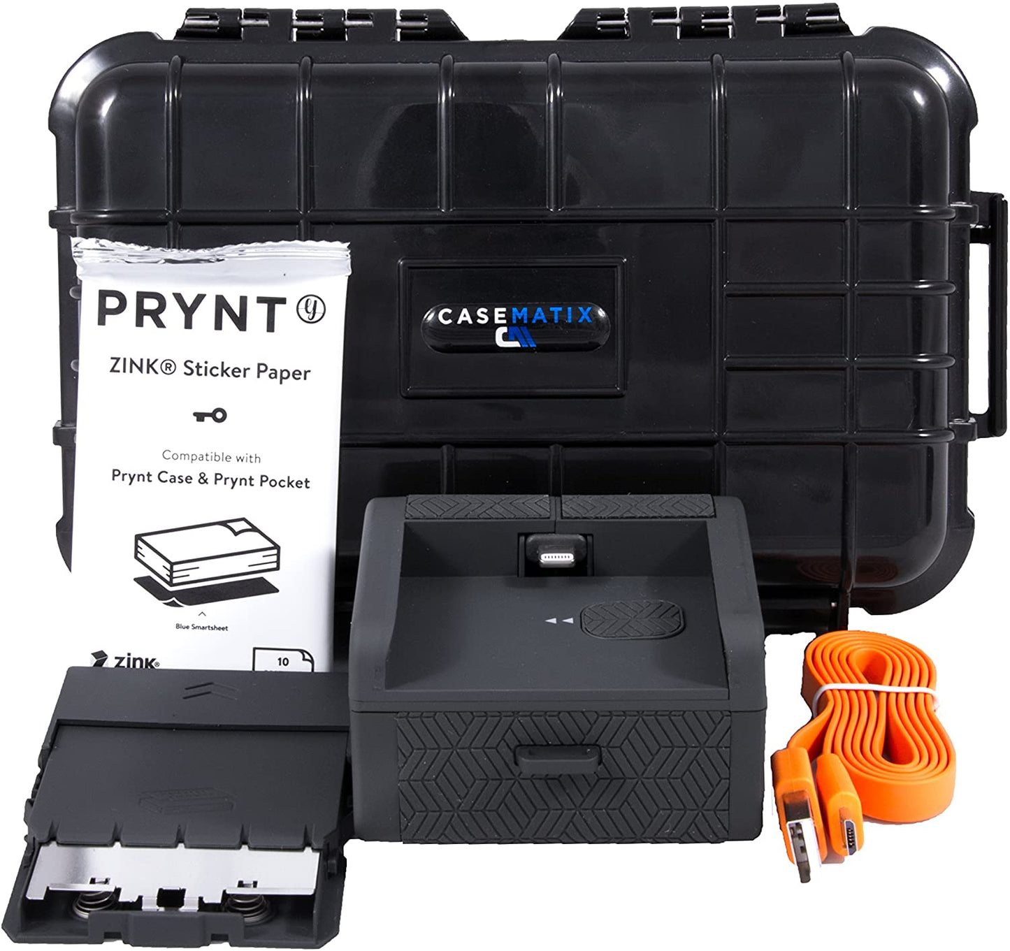 Waterproof Travel Case Compatible with Prynt Pocket iPhone Photo Printer - Complete Organization with Dedicated Compartments - Case Only