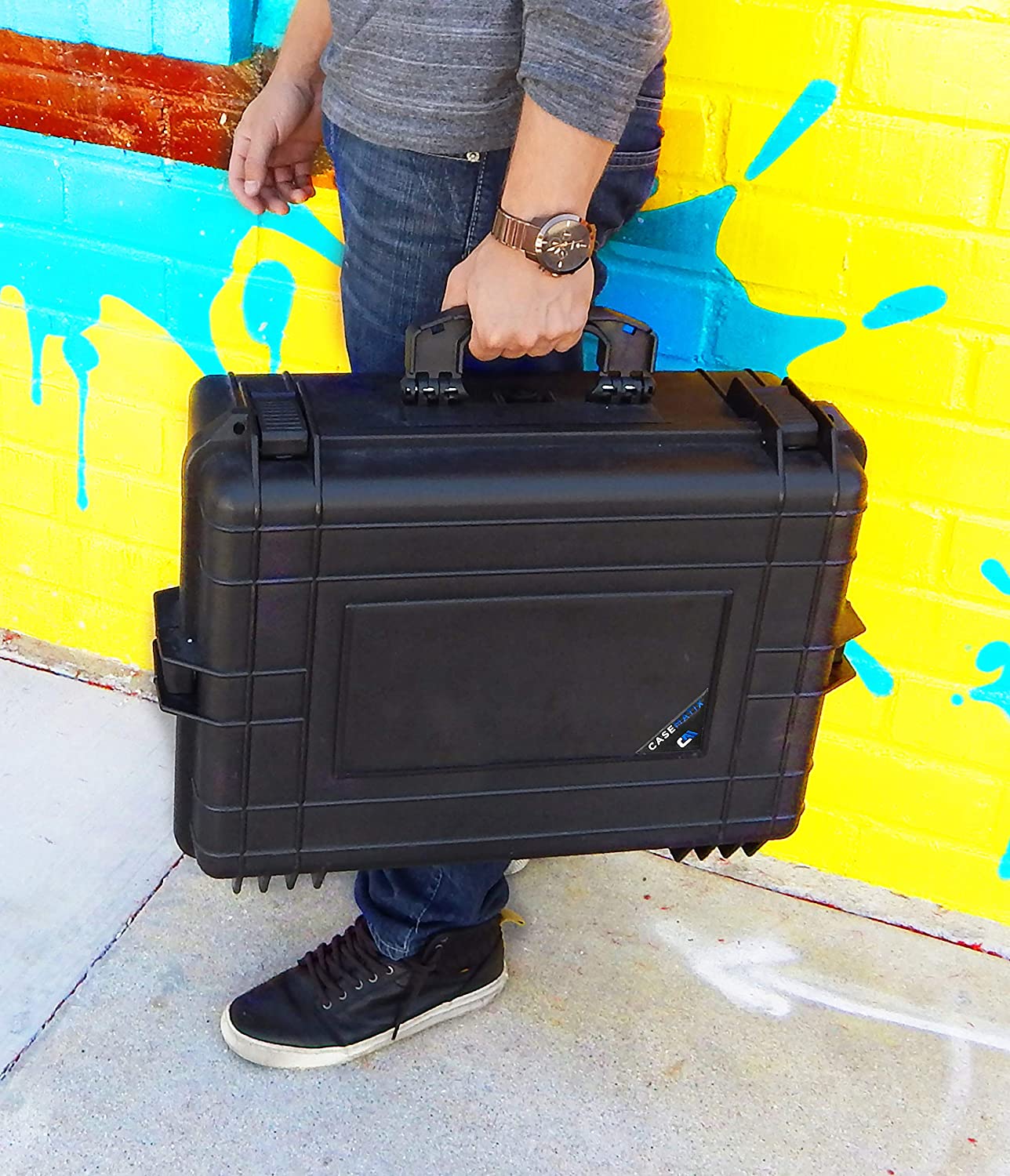 XL Waterproof Gaming Case Compatible with Valve Index VR Headset, Controllers and Select Accessories in Customizable Foam